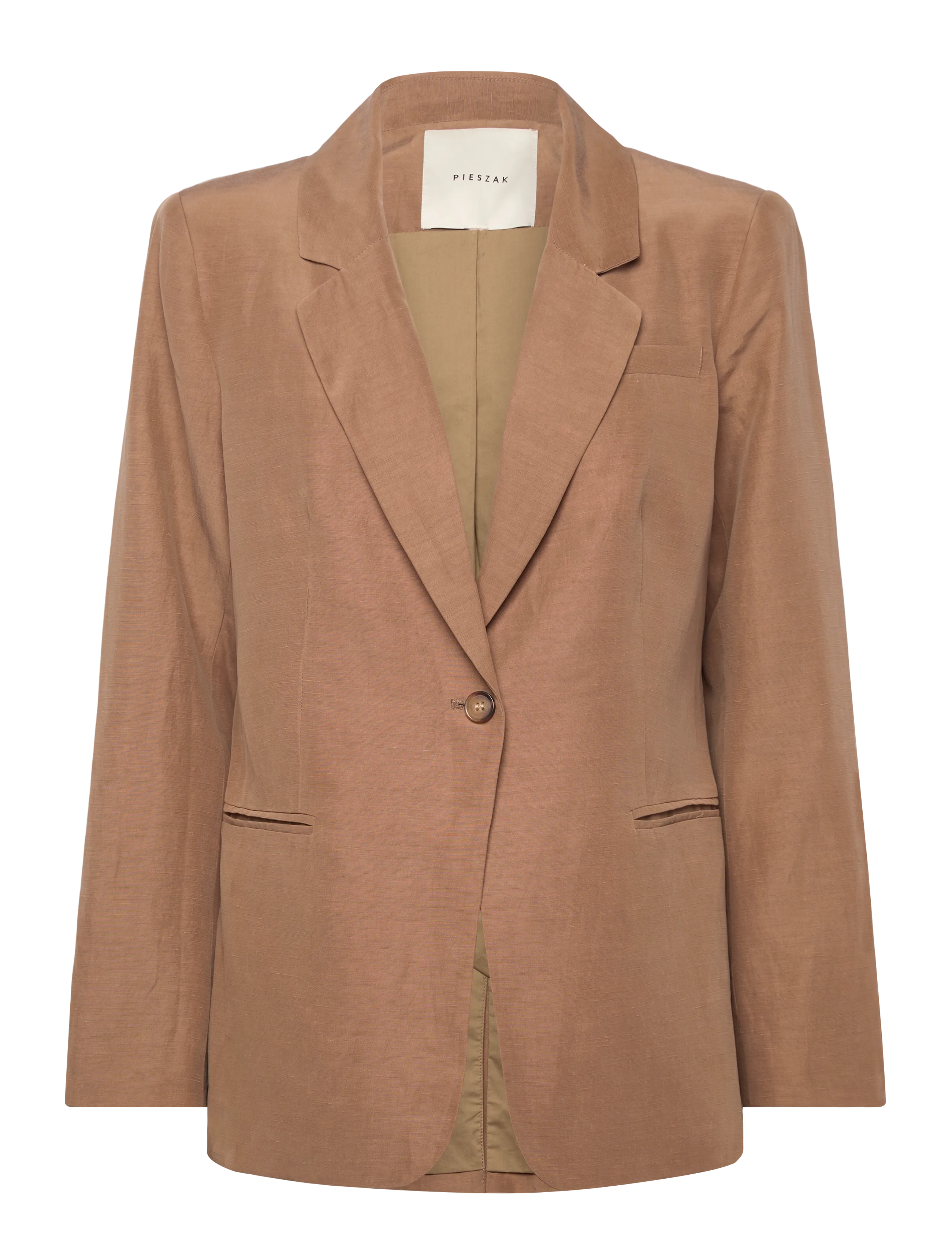 Pieszak PD-Arshia Blazer - Tøj - LEAD BROWN / brown