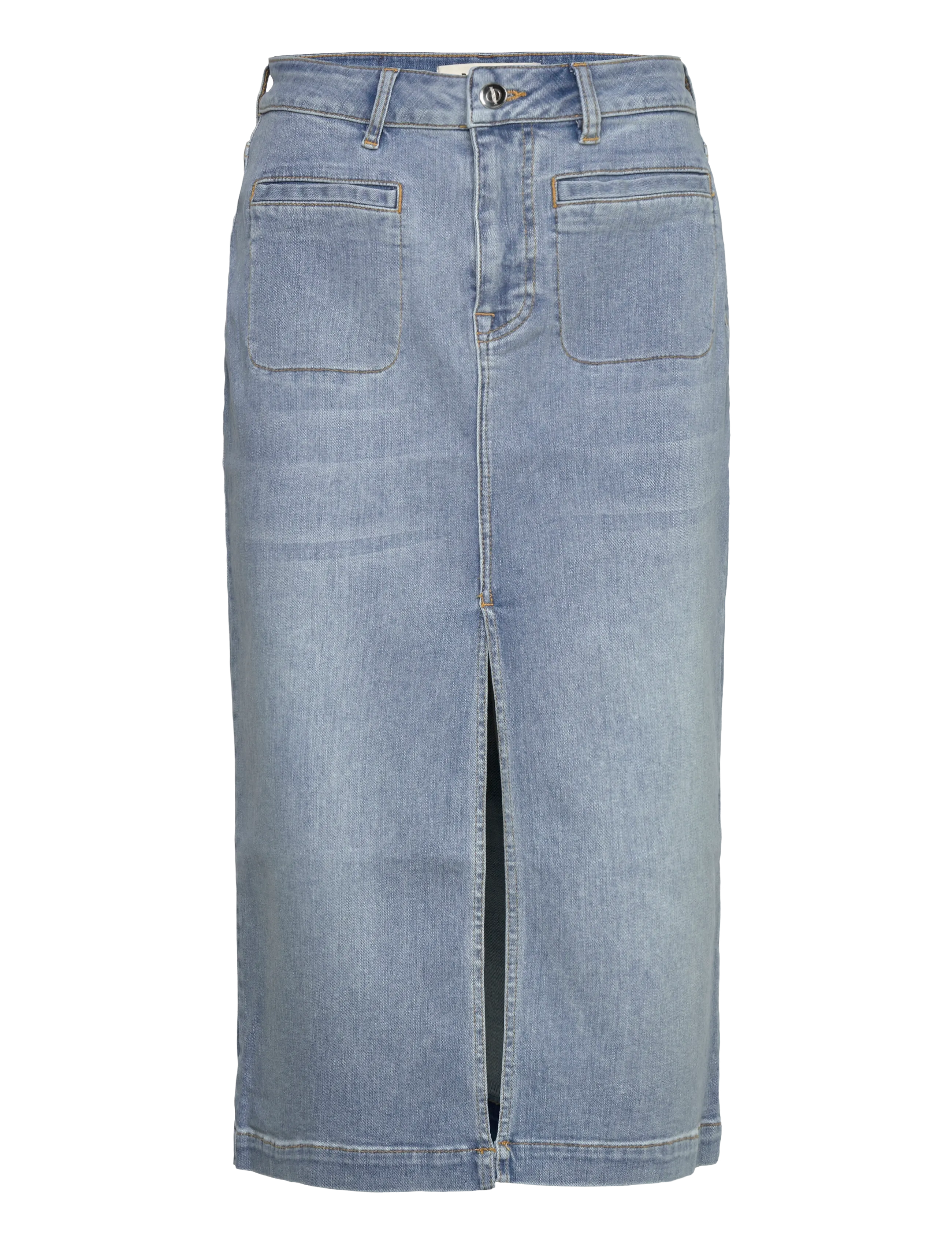 Pieszak PD-Cara 70's Skirt Wash Rivoli - Nederdele - DENIM BLUE / blue