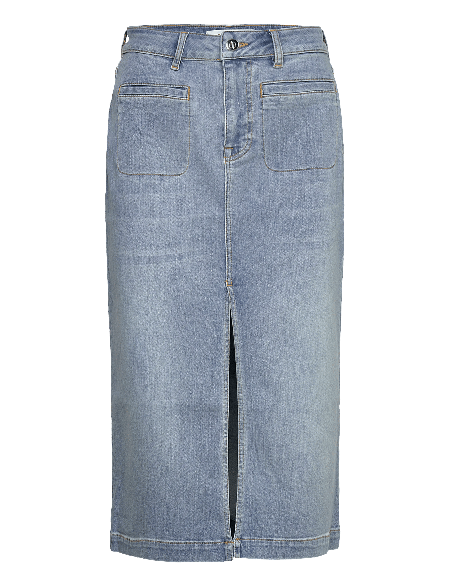 Pieszak - PD-Cara 70's Skirt Wash Rivoli - jupes en jeans - denim blue - 0