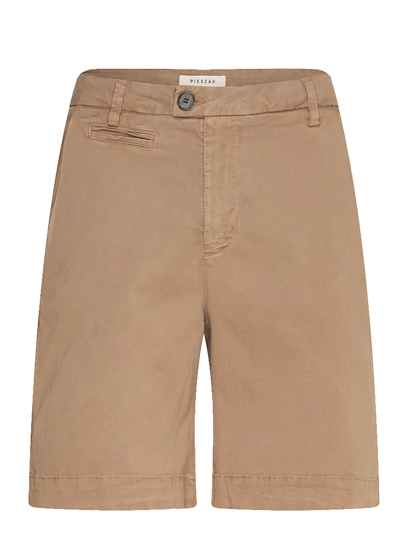 Pieszak - PD-Anika Support Long Shorts - chino-shorts - lead brown - 0