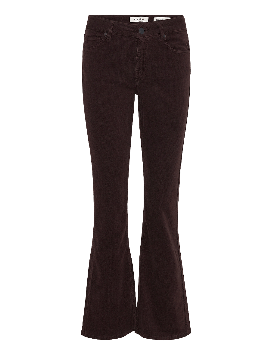 Pieszak - PD-Marija Jeans Baby Cord - utsvängda jeans - black coffee - 0