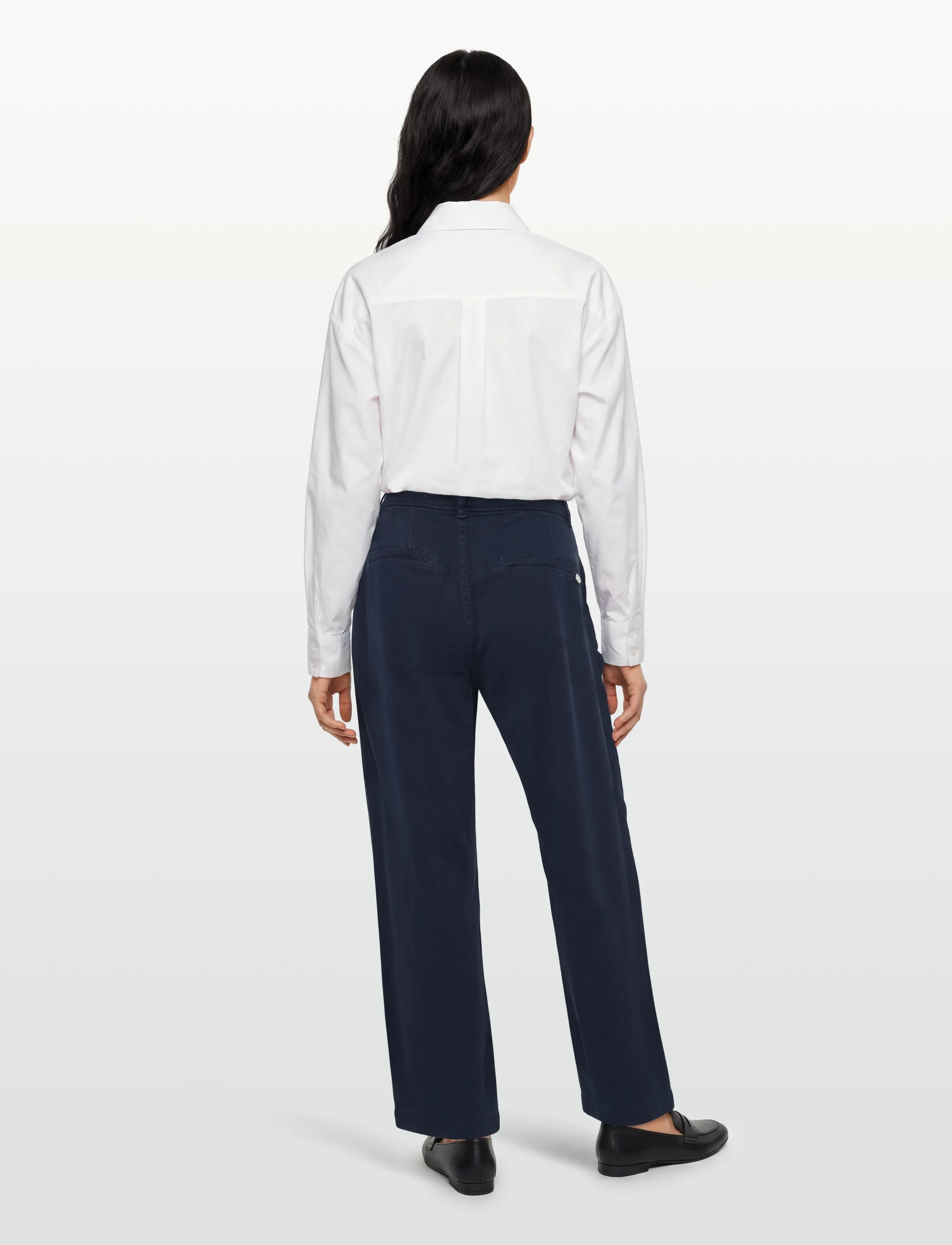 Pieszak - PD-Birkin Classic Pant - straight leg trousers - deep navy blue - 4