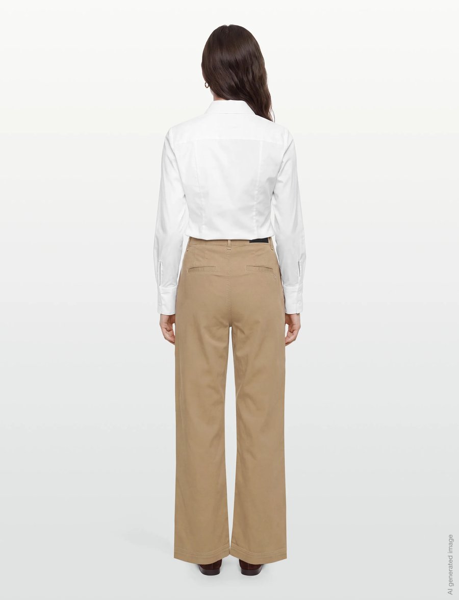 Pieszak - PD-Birkin Classic Pant - bukser med lige ben - lead brown - 4