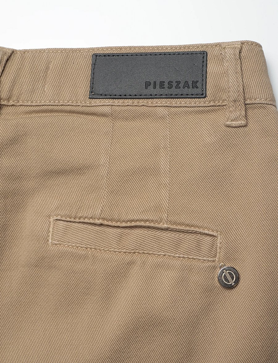Pieszak - PD-Birkin Classic Pant - straight leg hosen - lead brown - 4
