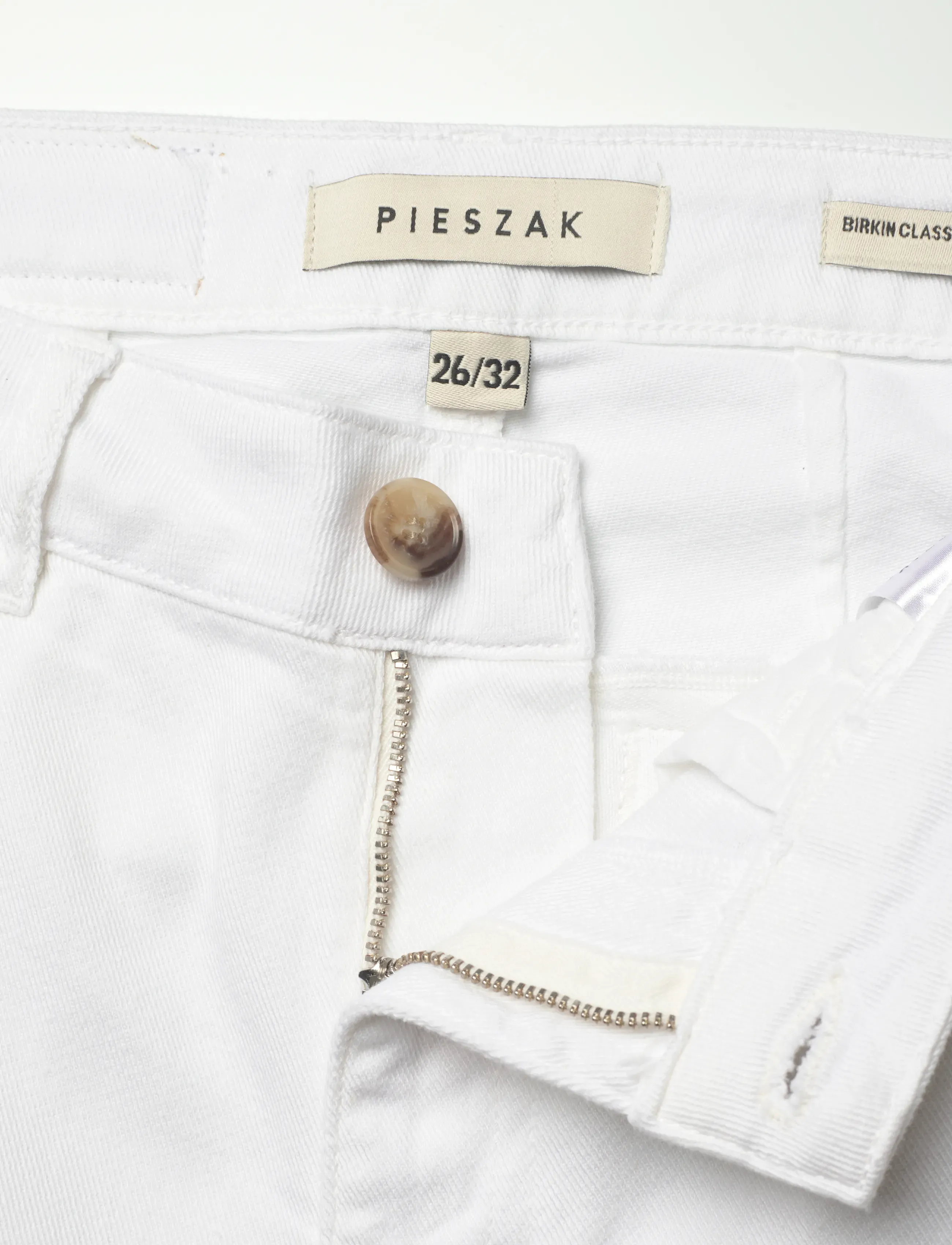 Pieszak - PD-Birkin Classic Pant - hose mit geradem bein - optical white - 3
