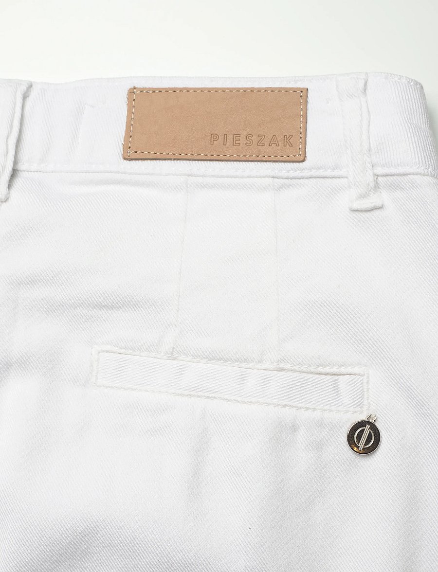 Pieszak - PD-Birkin Classic Pant - hose mit geradem bein - optical white - 4