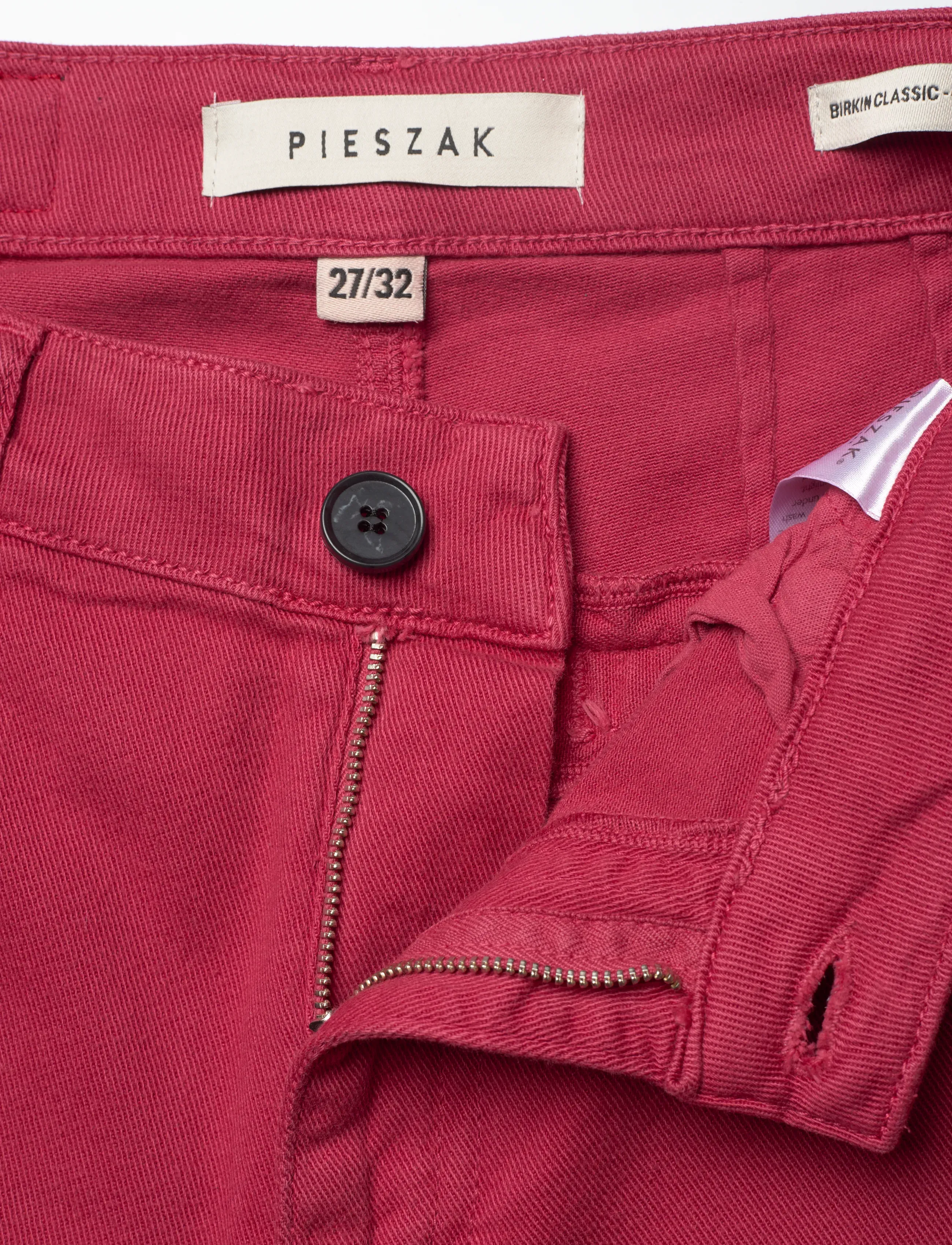 Pieszak - PD-Birkin Classic Pant - raka byxor - red ribbon - 3