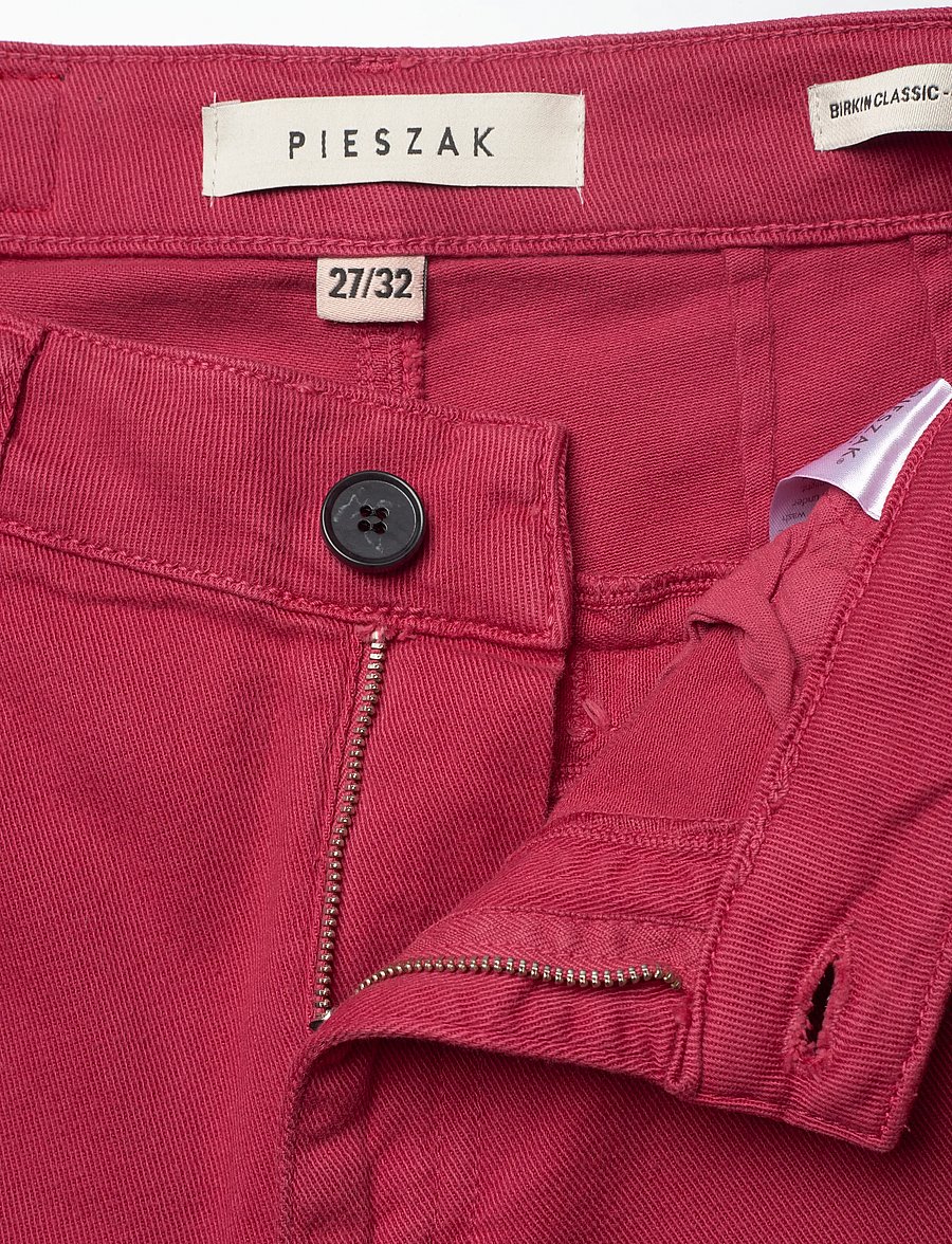Pieszak - PD-Birkin Classic Pant - raka byxor - red ribbon - 3
