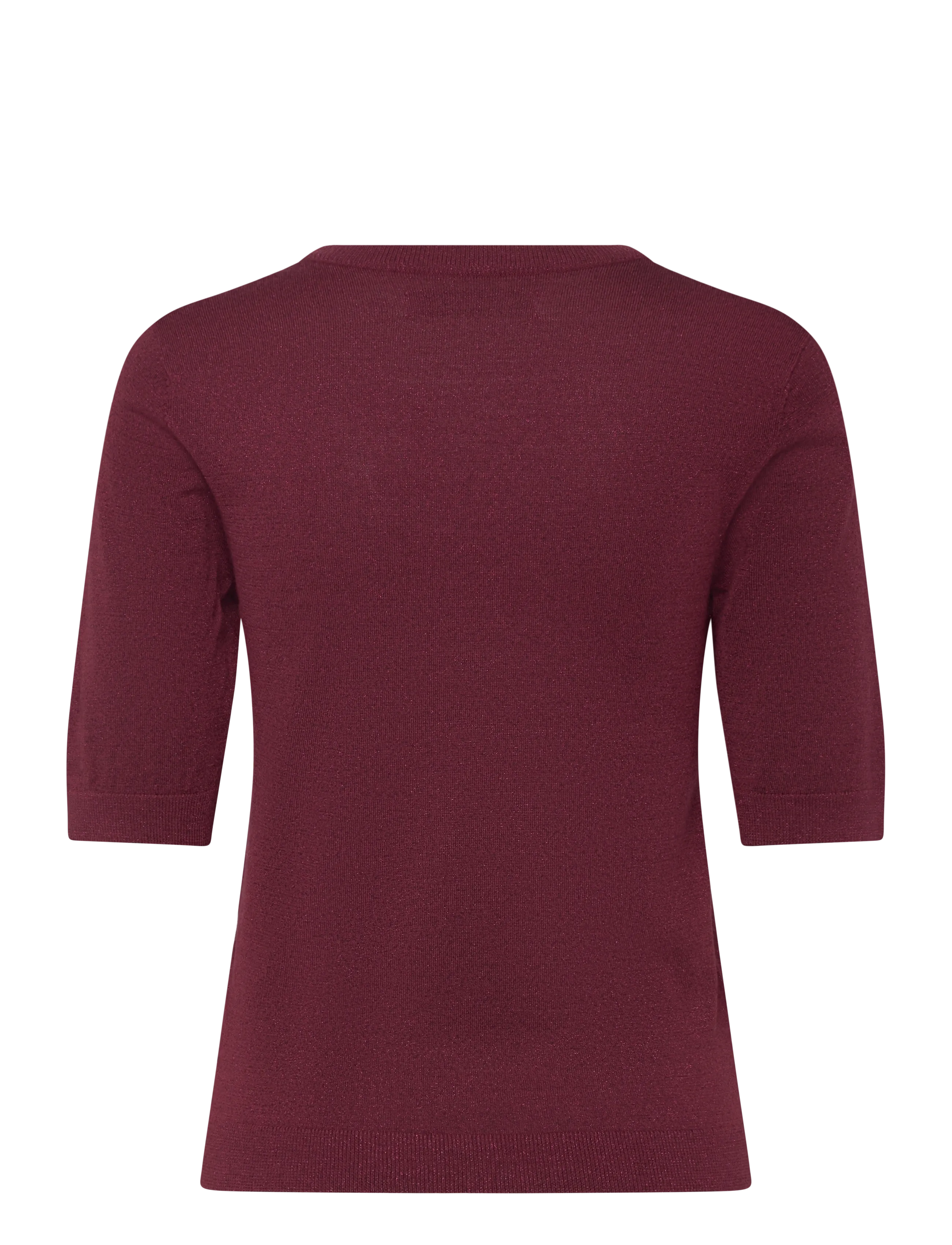 Pieszak - PD-Vigga SS Lurex Knit - långärmade toppar - burgundy - 1