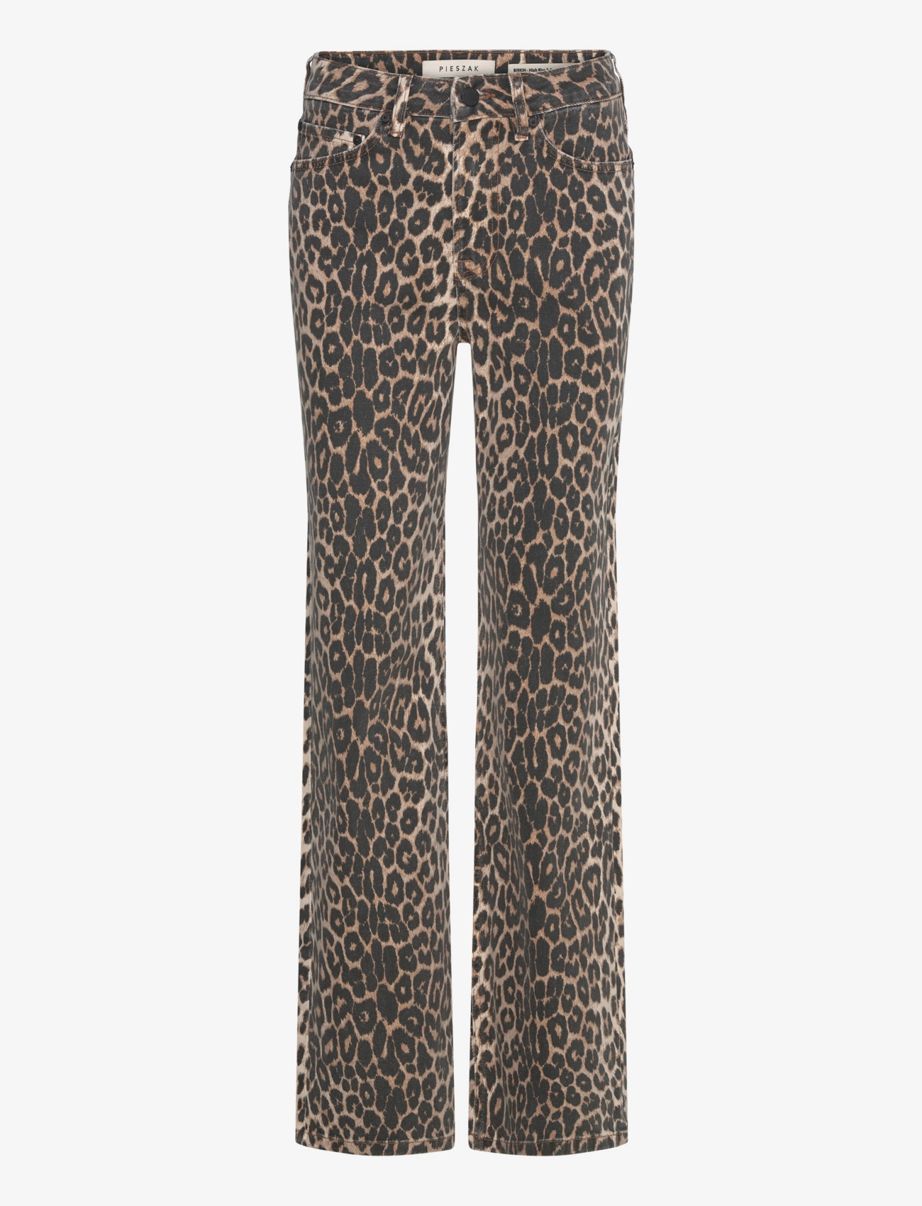 Pieszak PD-Birkin Jeans Leopard - Transitional Layering - PRINT / brown
