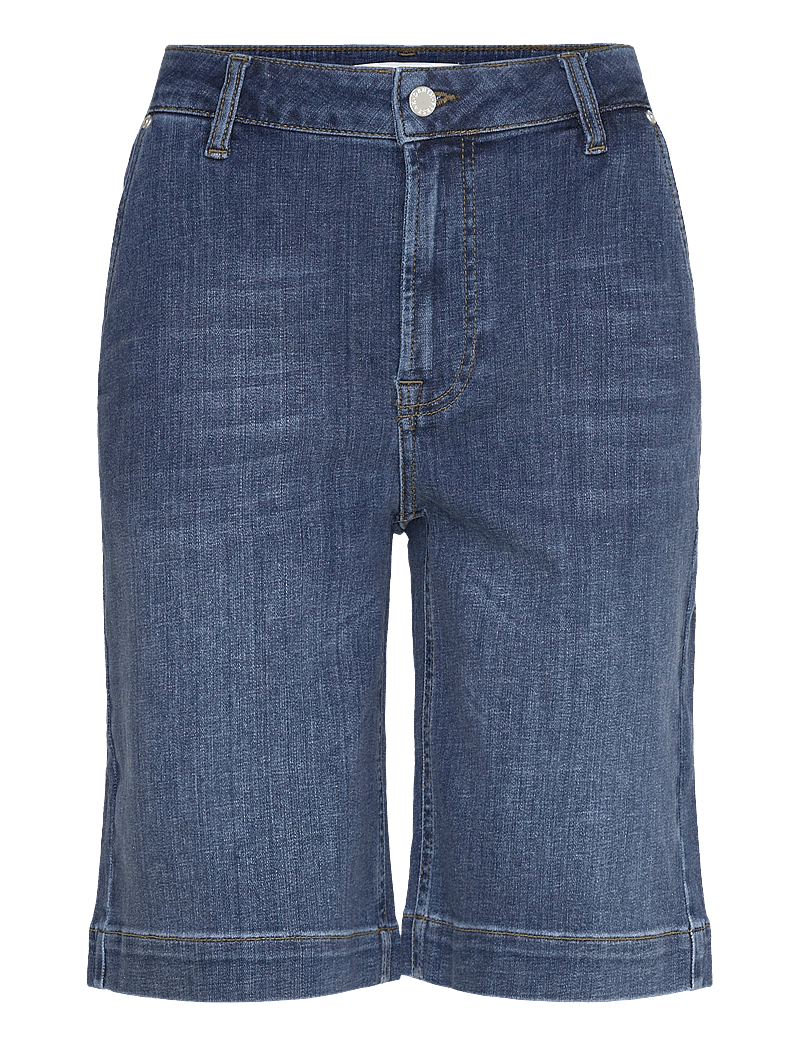 Pieszak - PD-Gilly French Shorts Wash Washing - jorts - denim blue - 0