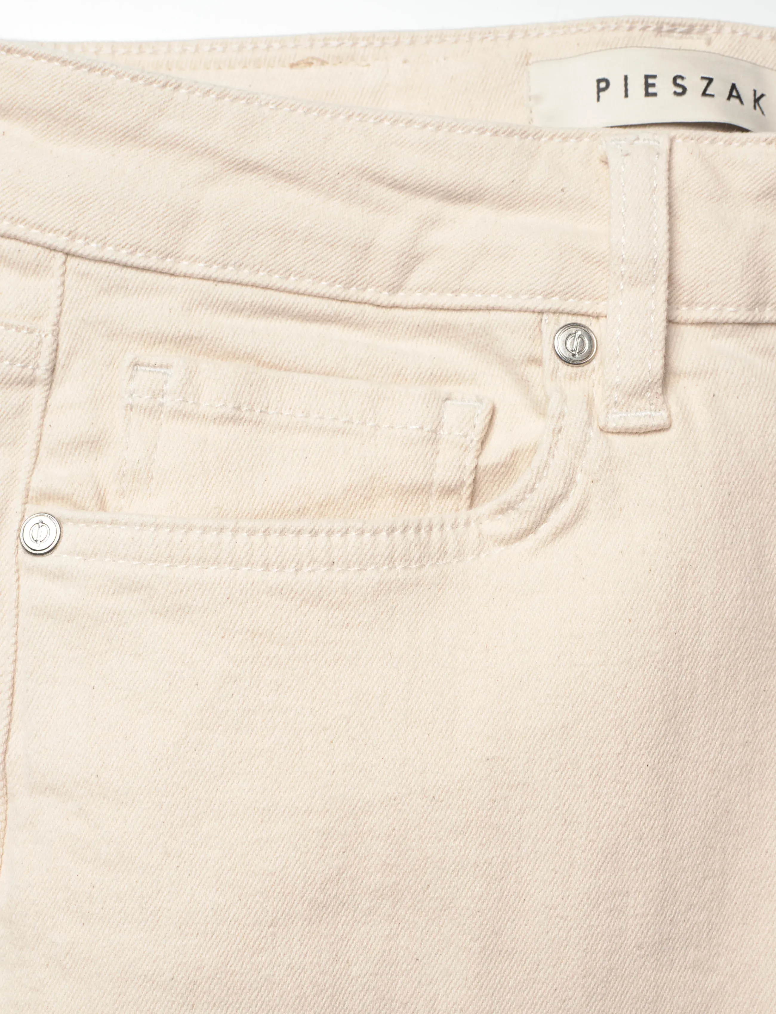 Pieszak - PD-Trisha Jeans Crude Ecru - tapered jeans - ecru - 2