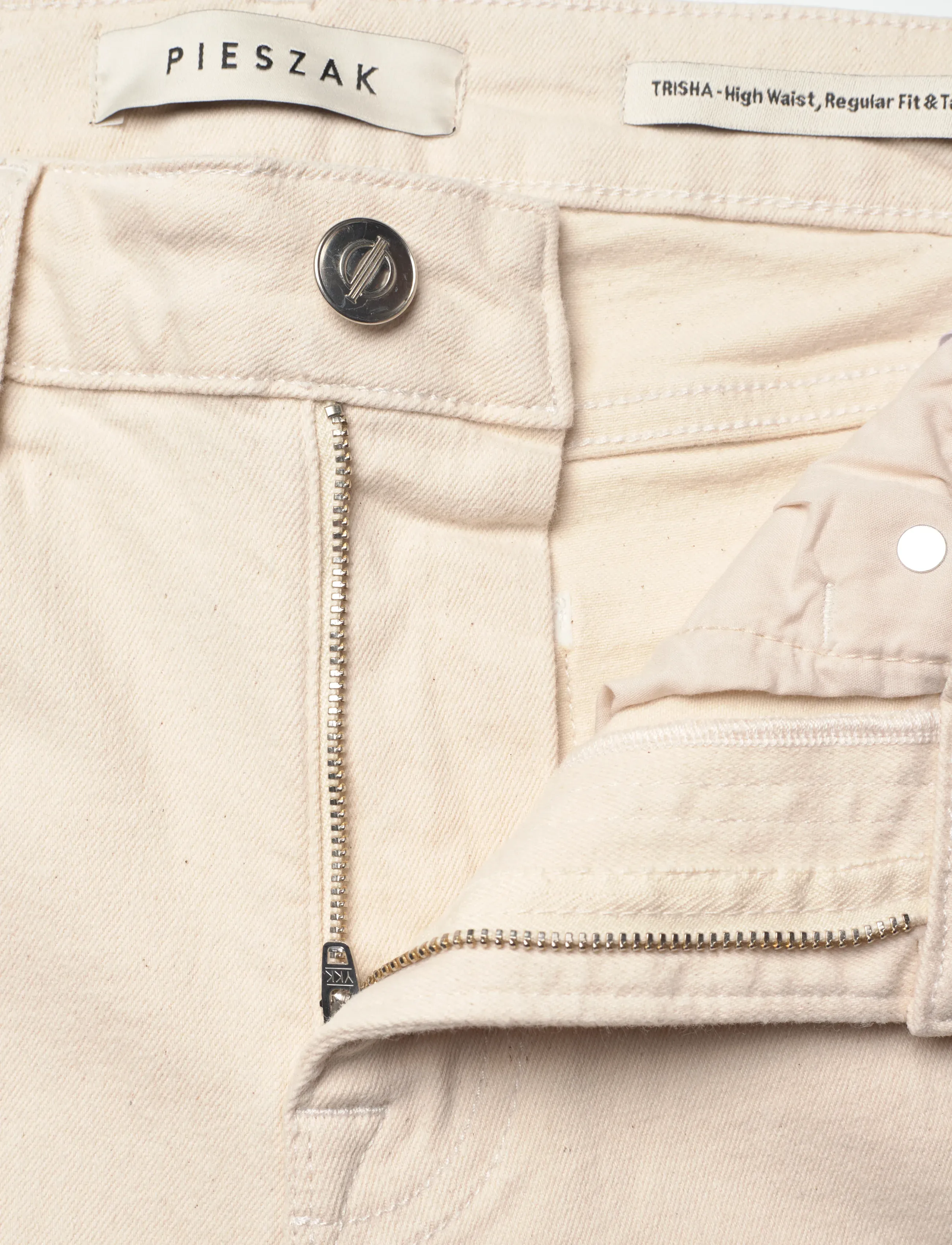 Pieszak - PD-Trisha Jeans Crude Ecru - tapered jeans - ecru - 3