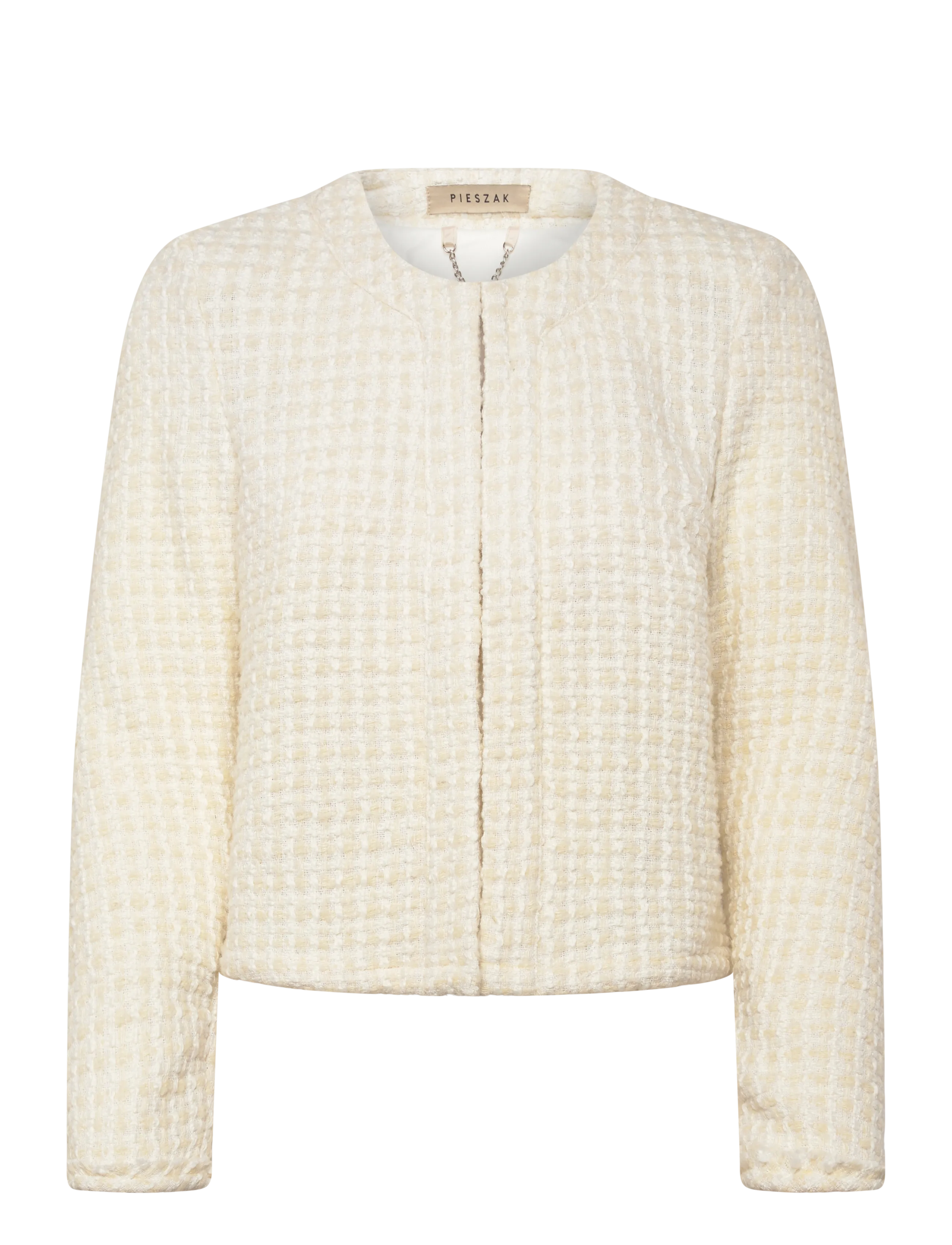 Pieszak PD-Aya Boucle Jacket - Jackor & Kappor - WHITE PEARL / white