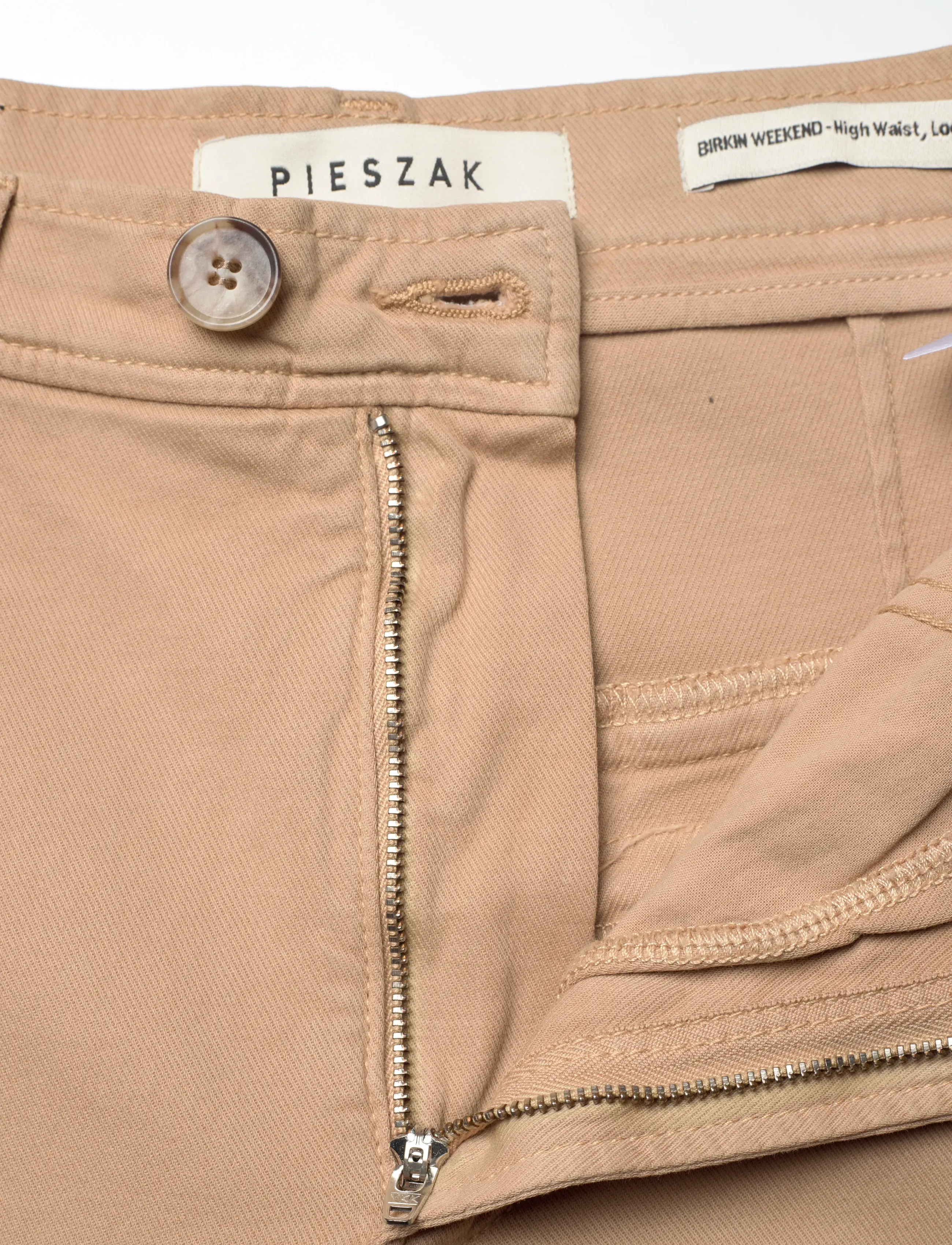 Pieszak - PD-Birkin Weekend Cropped Pant Stru - bukser med lige ben - camel - 3