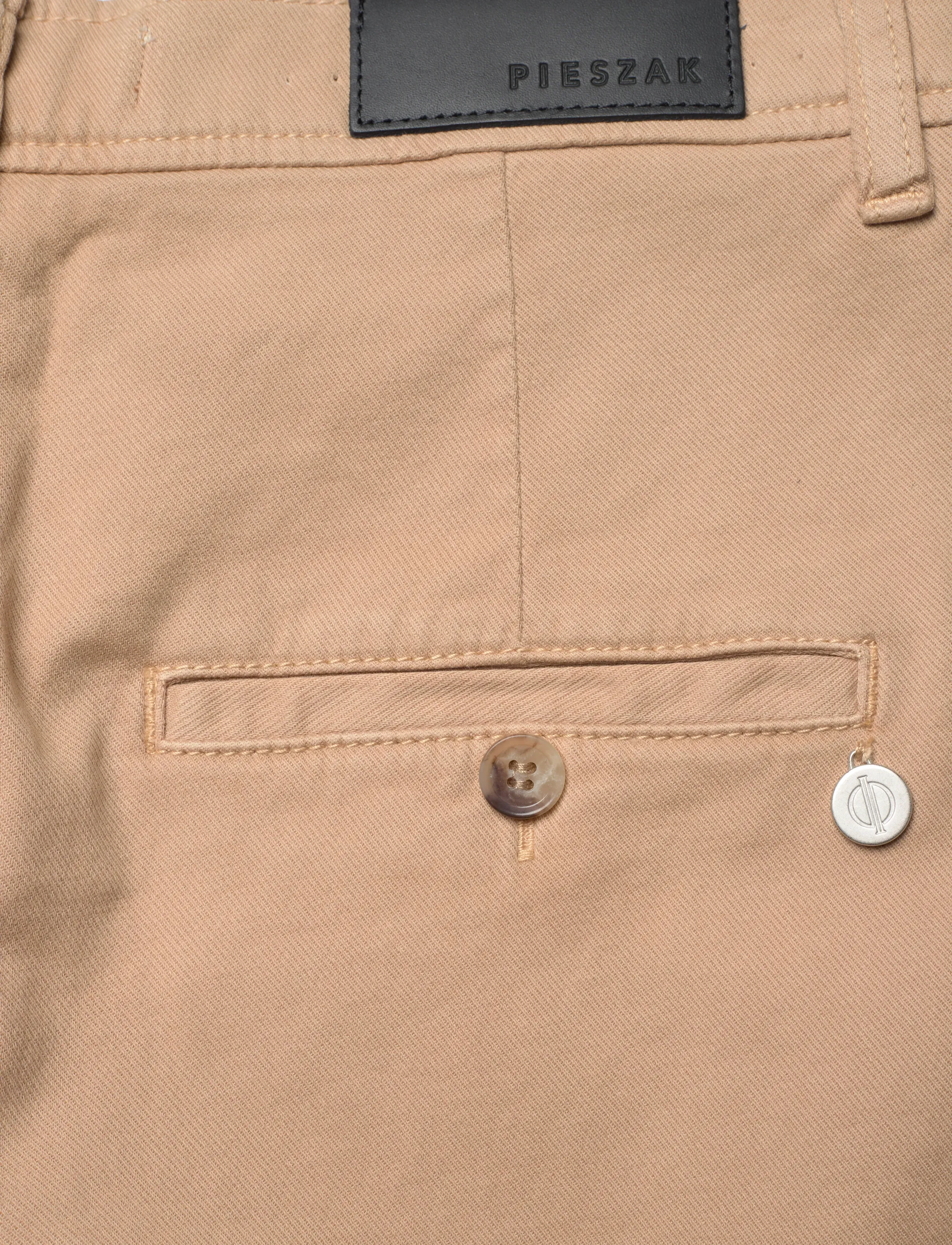 Pieszak - PD-Birkin Weekend Cropped Pant Stru - bukser med lige ben - camel - 4