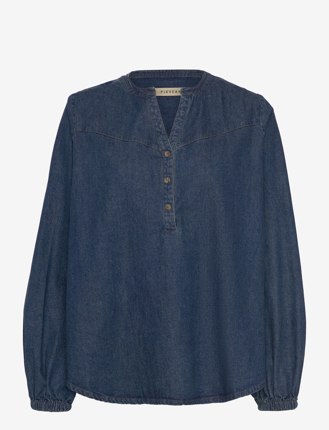 Pieszak - PD-Harper Chambrey Blouse - langærmede bluser - denim blue - 1