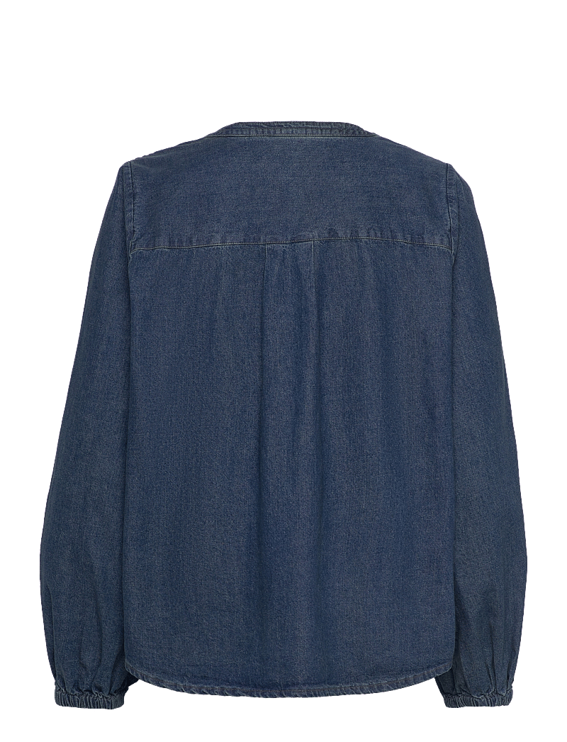 Pieszak - PD-Harper Chambrey Blouse - langärmlige blusen - denim blue - 2