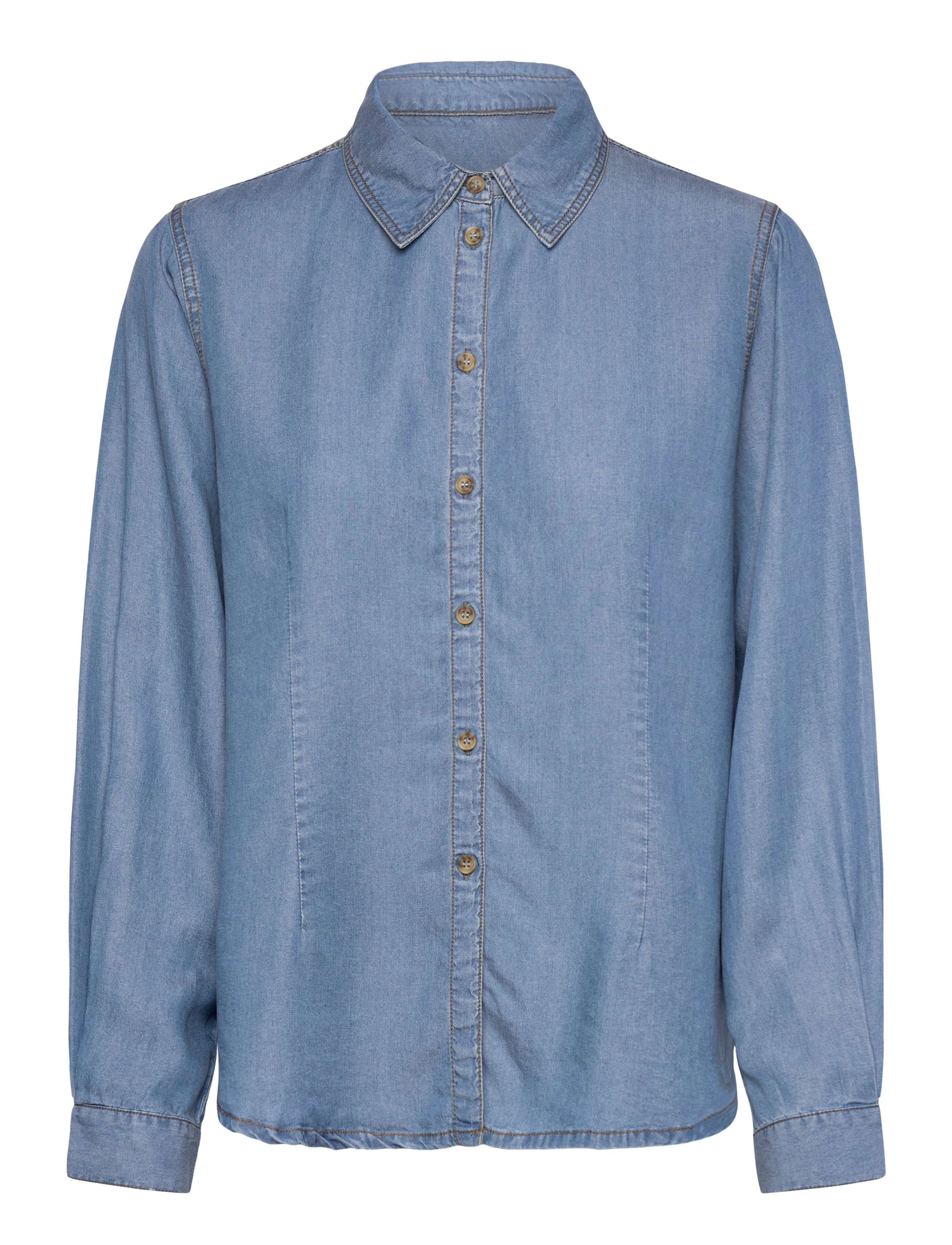 Pieszak Pd-Heather Shirt, 42, Shirts, Blau - Denim Frauen