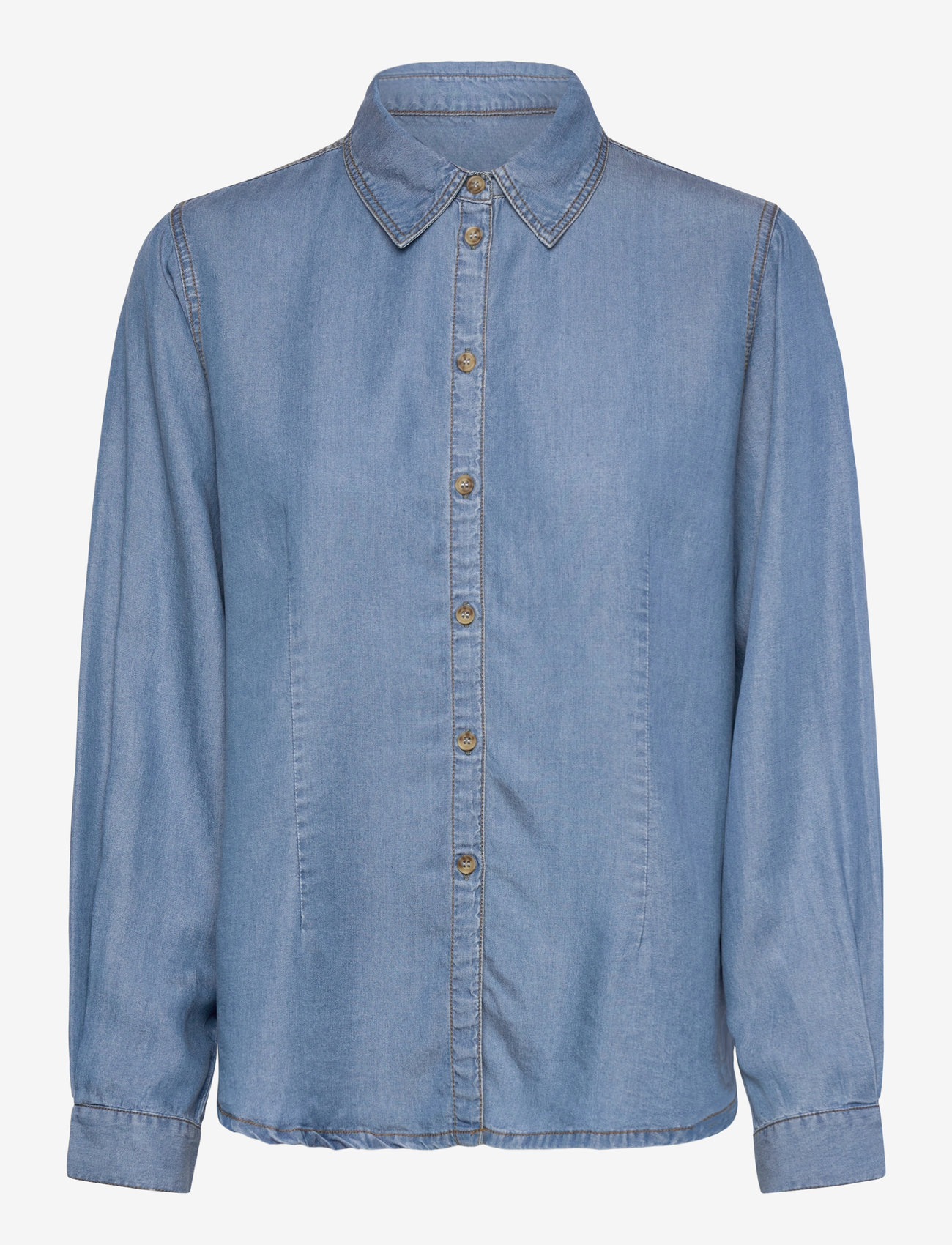 Pieszak - PD-Heather Shirt - jeanshemden - mid blue denim - 0