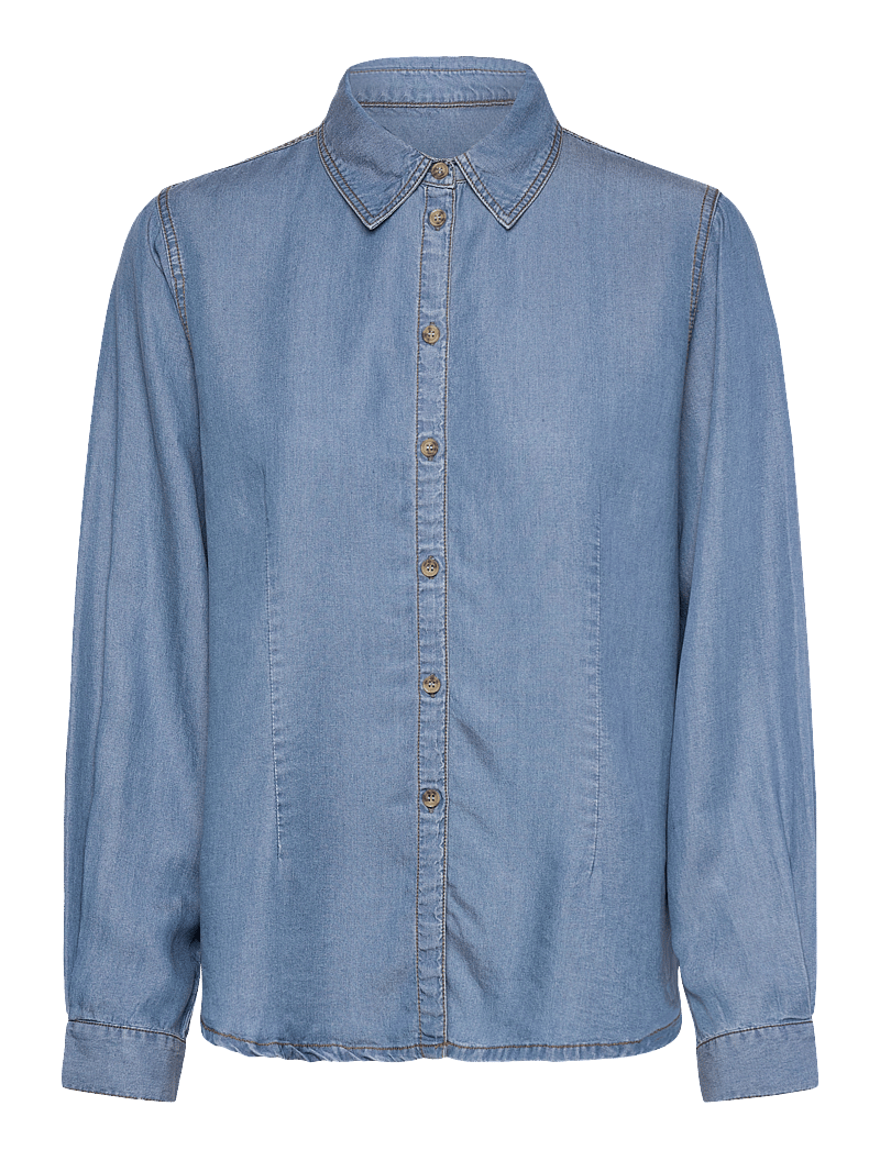 Pieszak - PD-Heather Shirt - jeanshemden - mid blue denim - 0