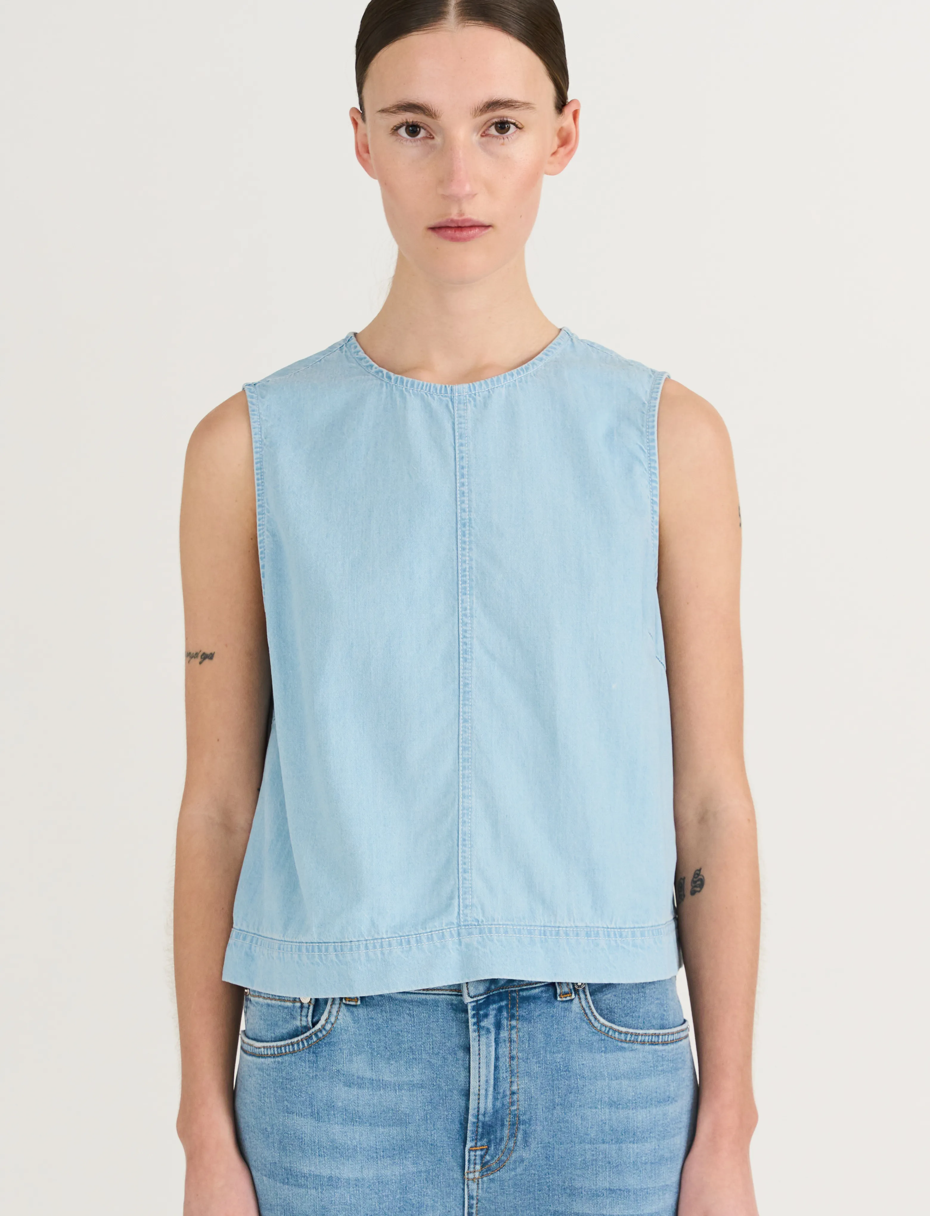 Pieszak - PD-Drew Denim Top - suvised sooduspakkumised - denim blue - 0