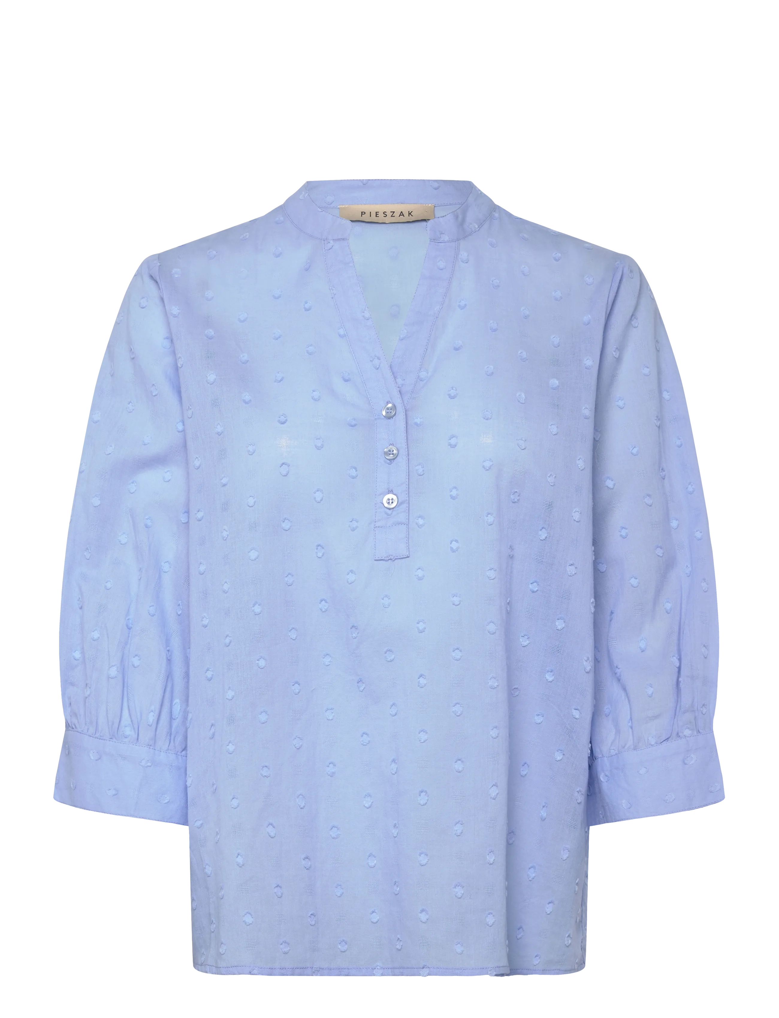 Pieszak PD-Mabel Dobby Dot Shirt - Tøj - PALE BLUE / blue