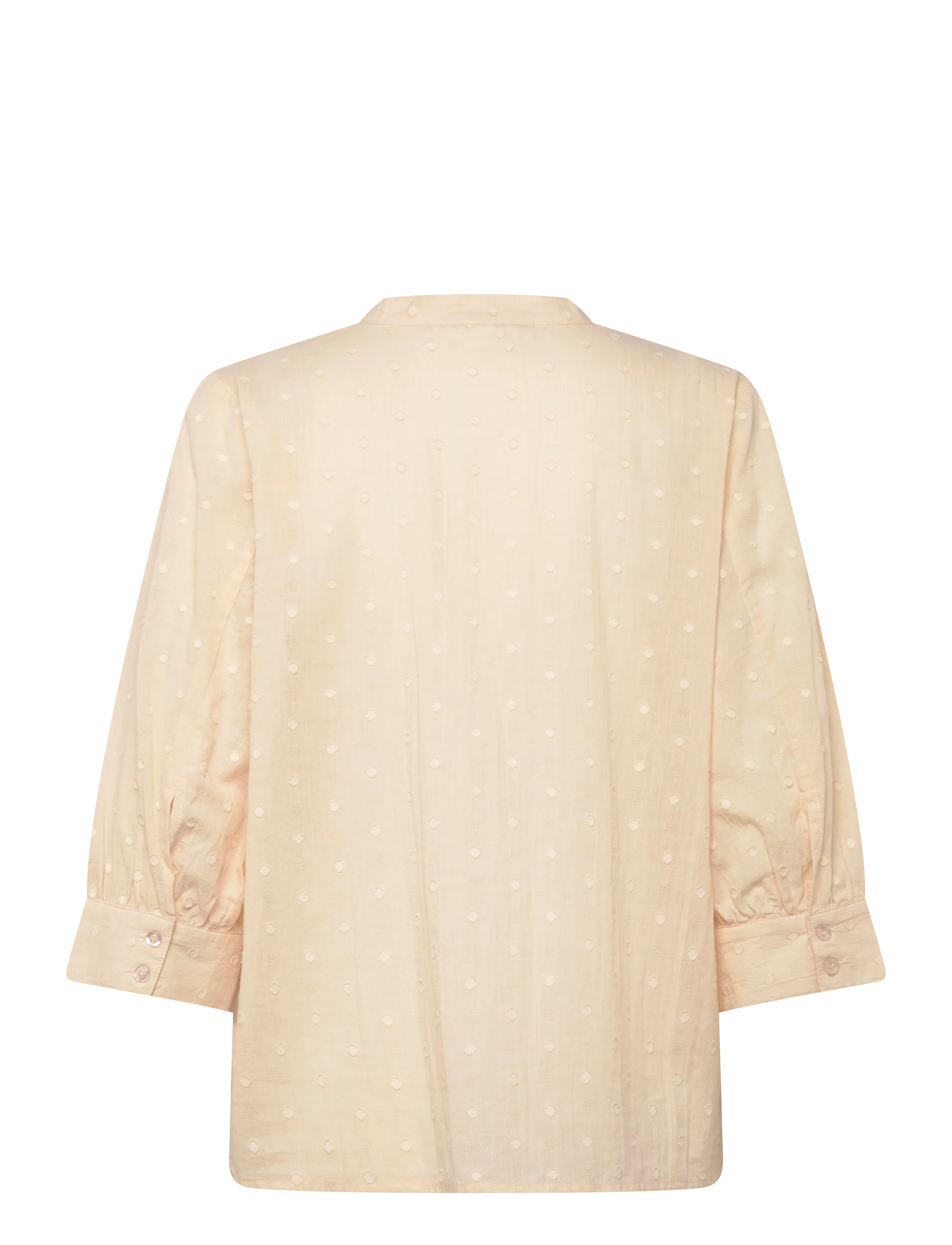 Pieszak - PD-Mabel Dobby Dot Shirt - langærmede skjorter - vanilla white - 1