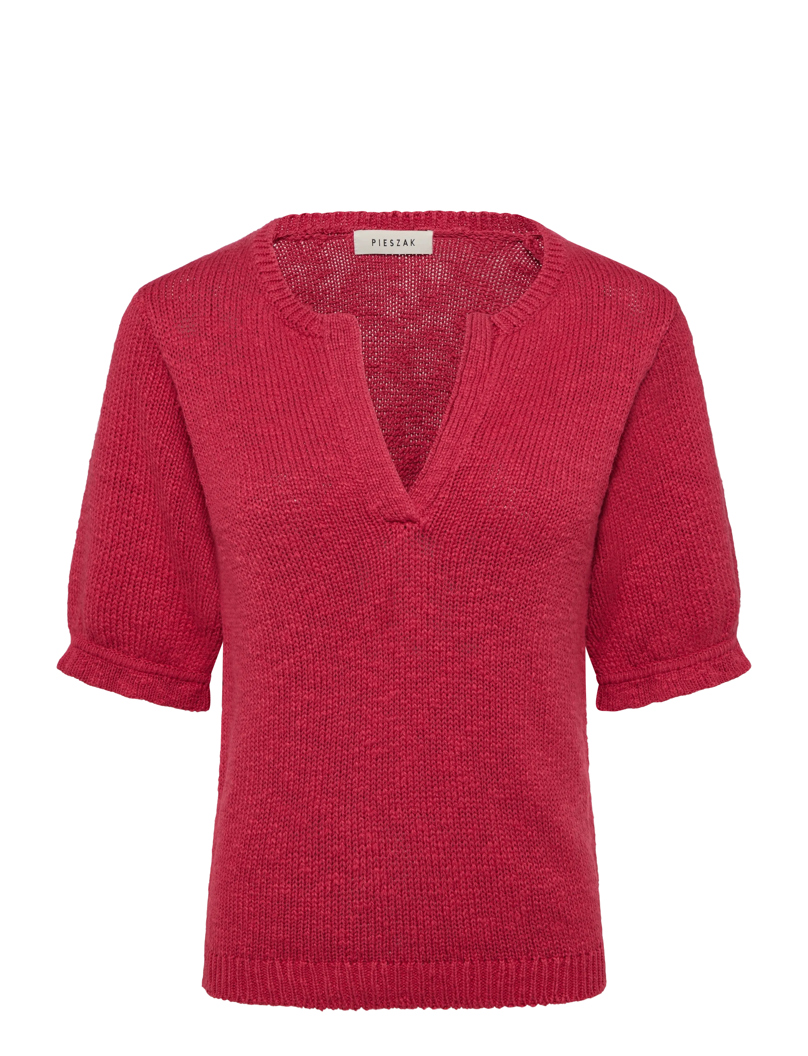 PIESZAK Pd-Marianne Split V-Ausschnitt Knit Rot - 44 - Damen