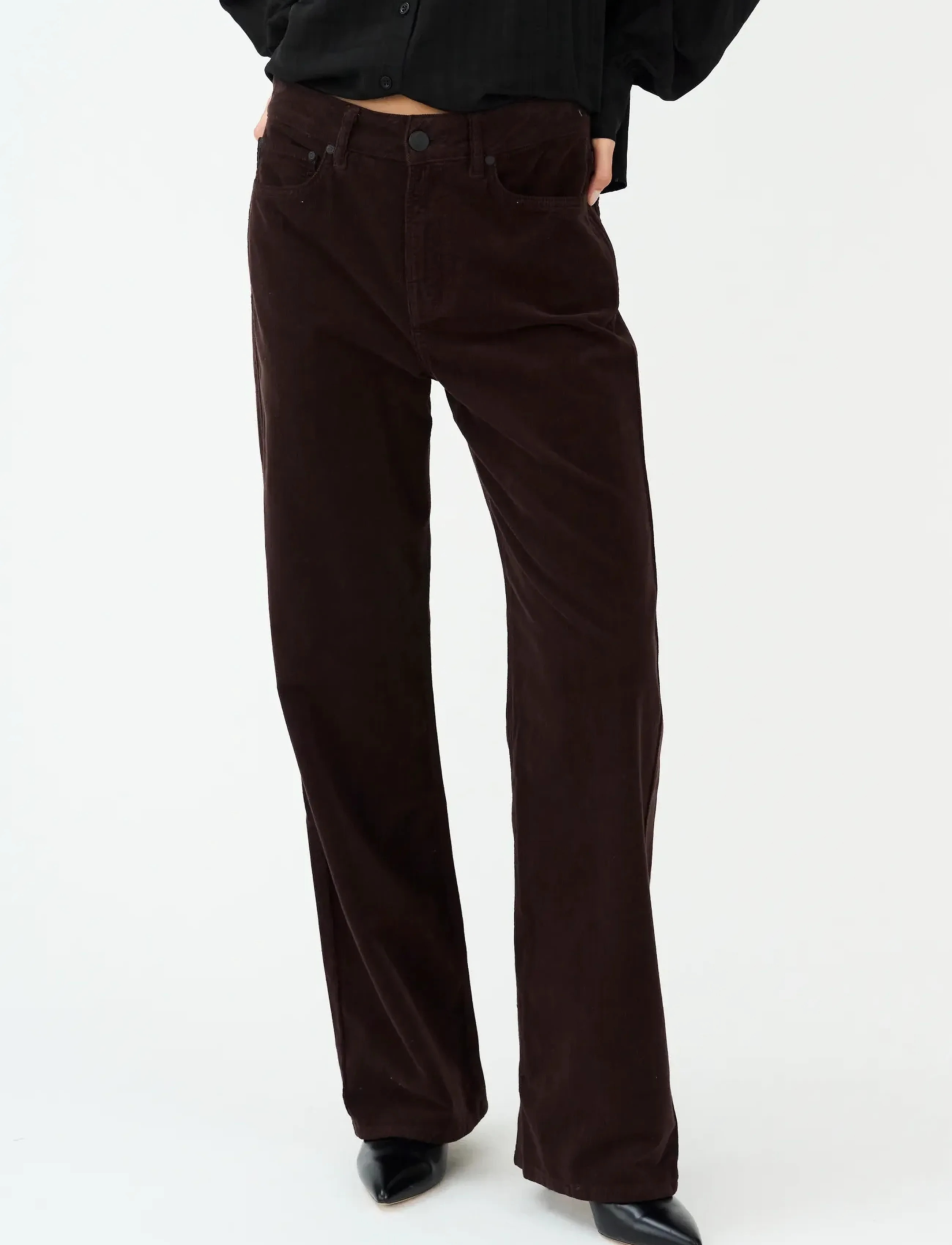 Pieszak - PD-Birkin Jeans Baby Cord - straight jeans - black coffee - 3