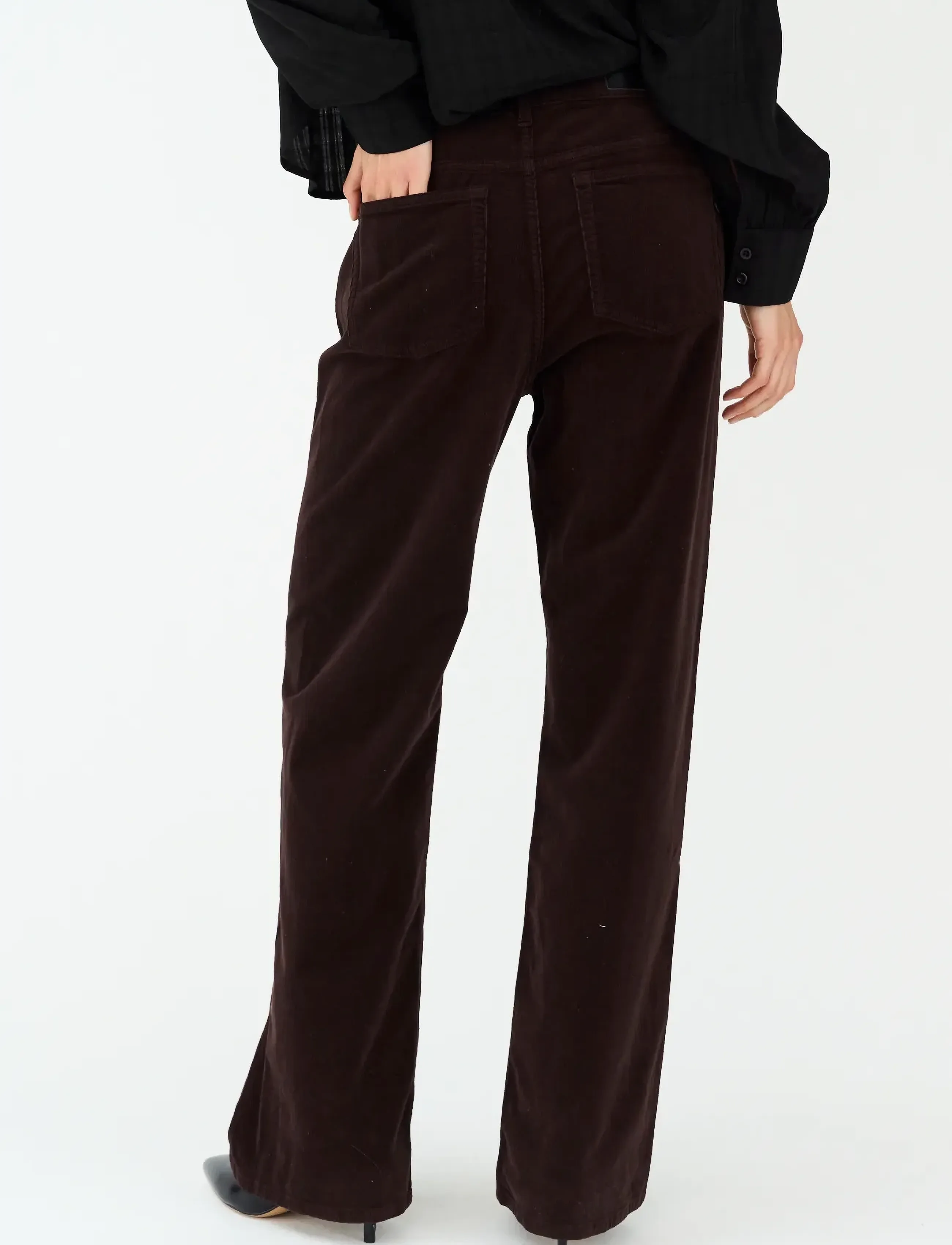 Pieszak - PD-Birkin Jeans Baby Cord - straight jeans - black coffee - 4