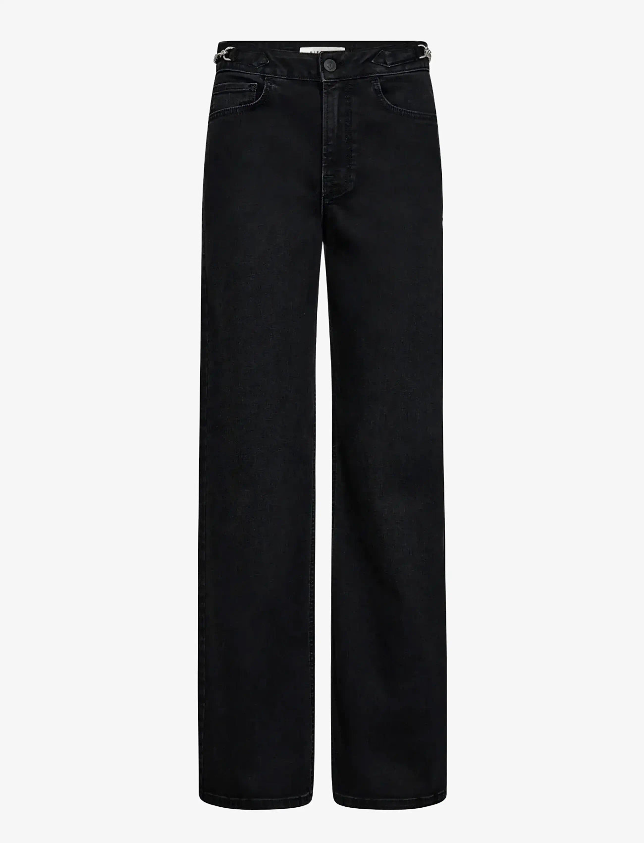 Pieszak - PD-Birkin Celeb Jeans Wash Oak Blac - straight jeans - black - 0