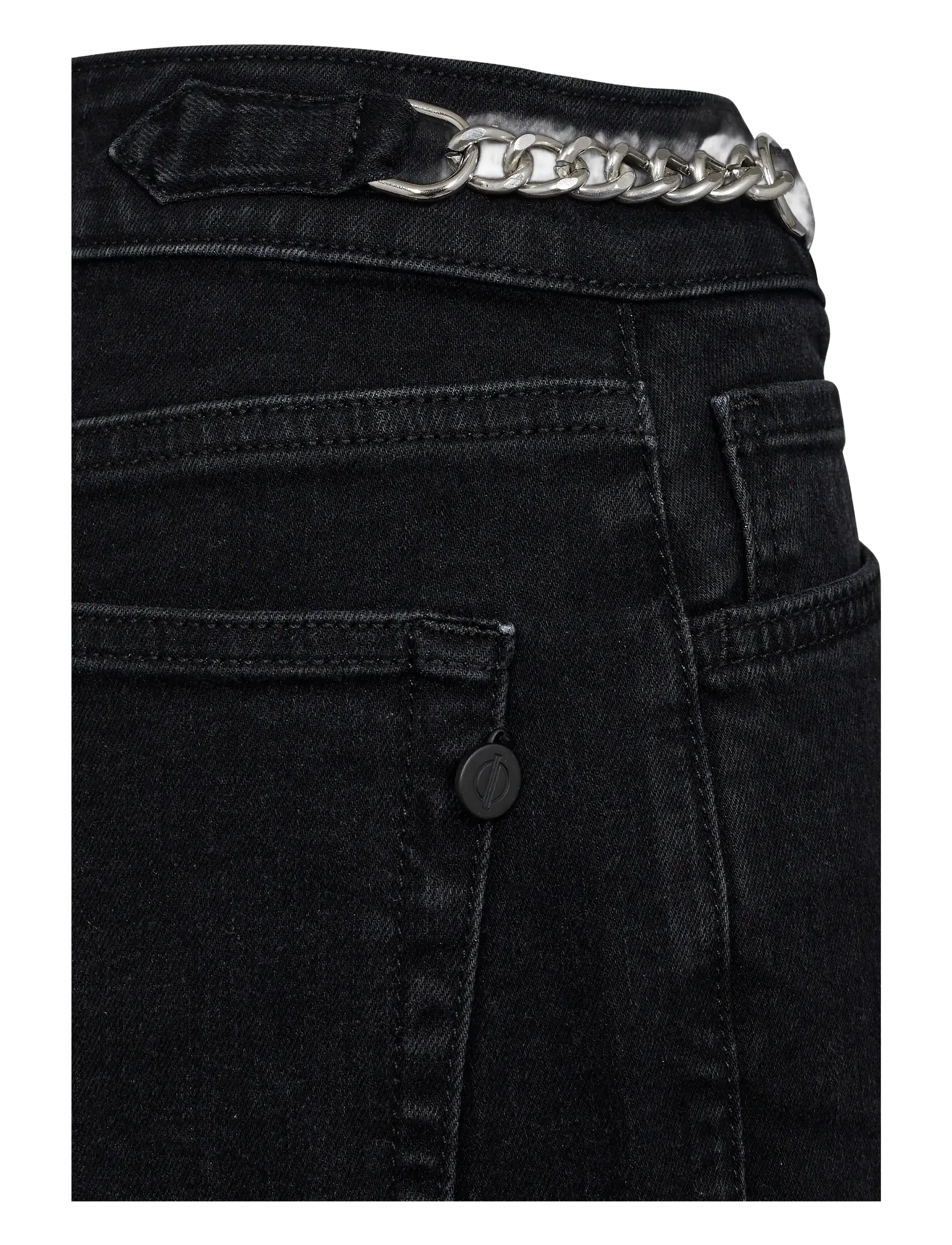 Pieszak - PD-Birkin Celeb Jeans Wash Oak Blac - straight jeans - black - 2