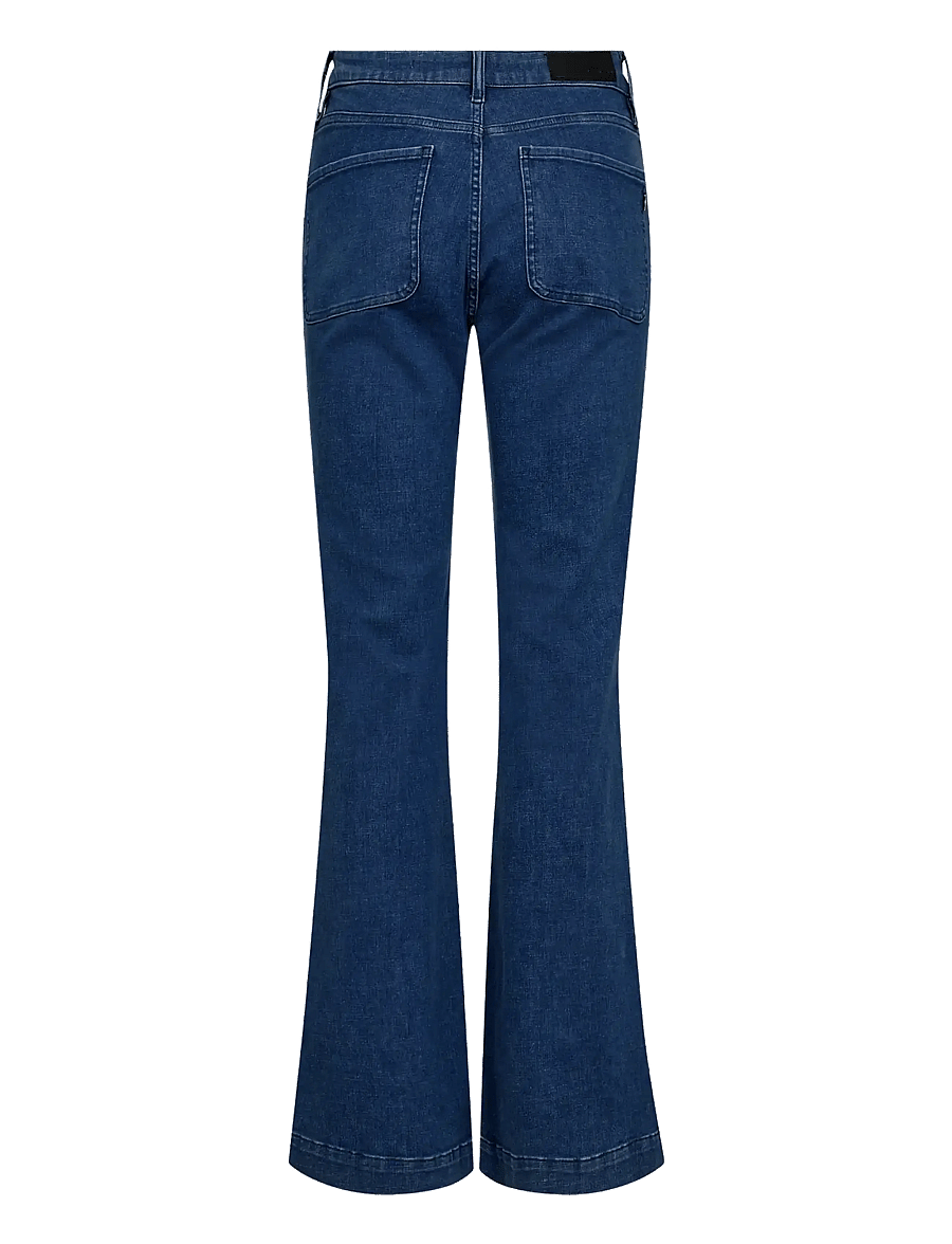 Pieszak - PD-Cara 70's Jeans Wash Amsterdam - utsvängda jeans - denim blue - 1