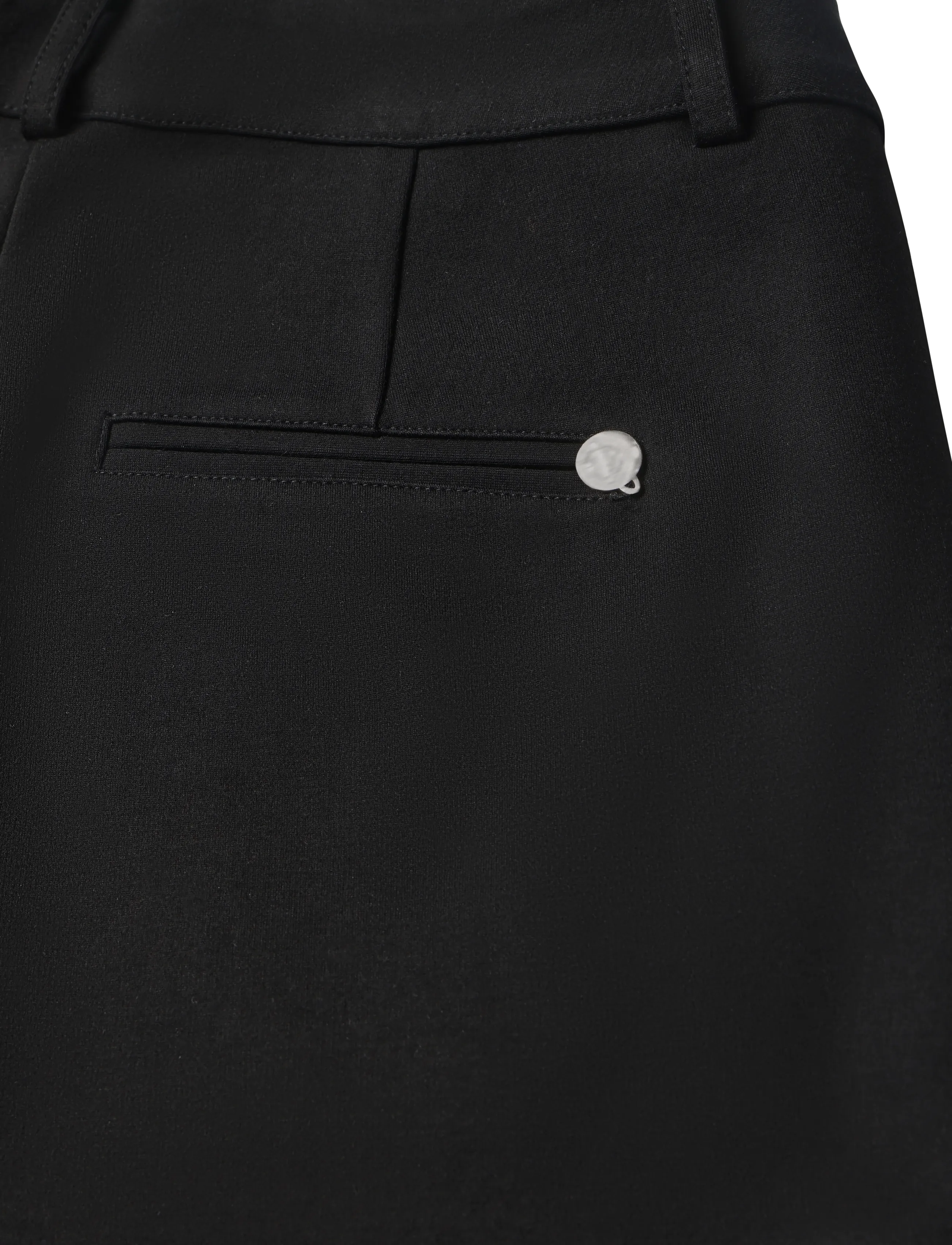 Pieszak - PD-Elise Cropped Kick Flare Pant - slim fit bukser - black - 5