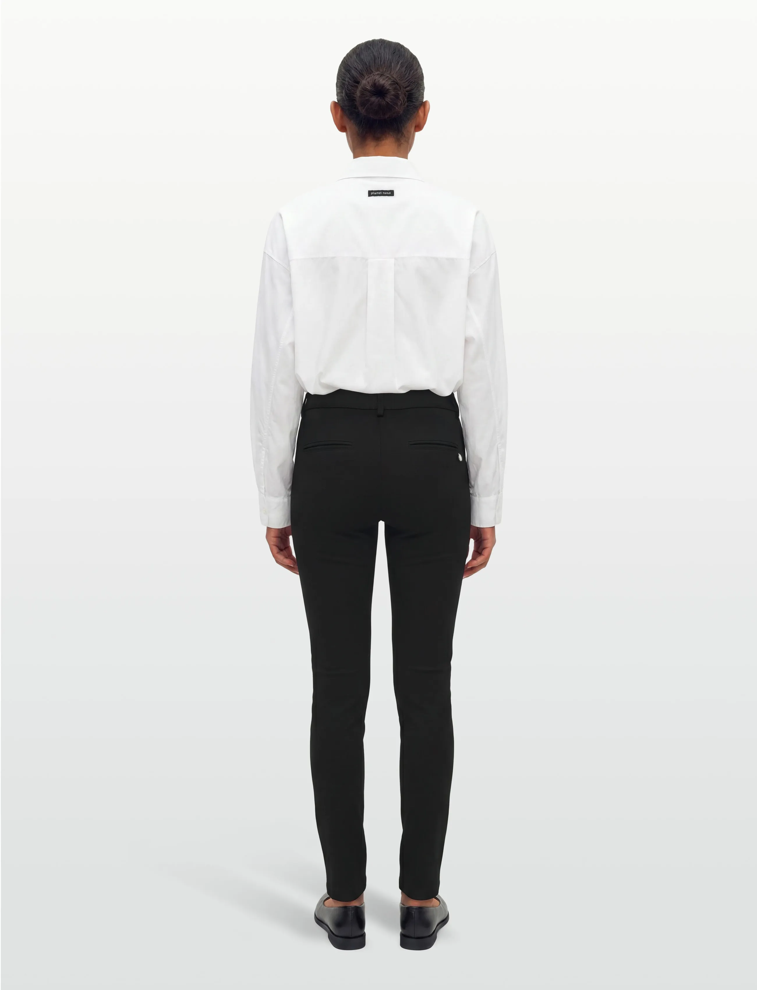 Pieszak - PD-Elise Gigi Cropped Pant - slim fit bukser - black - 4
