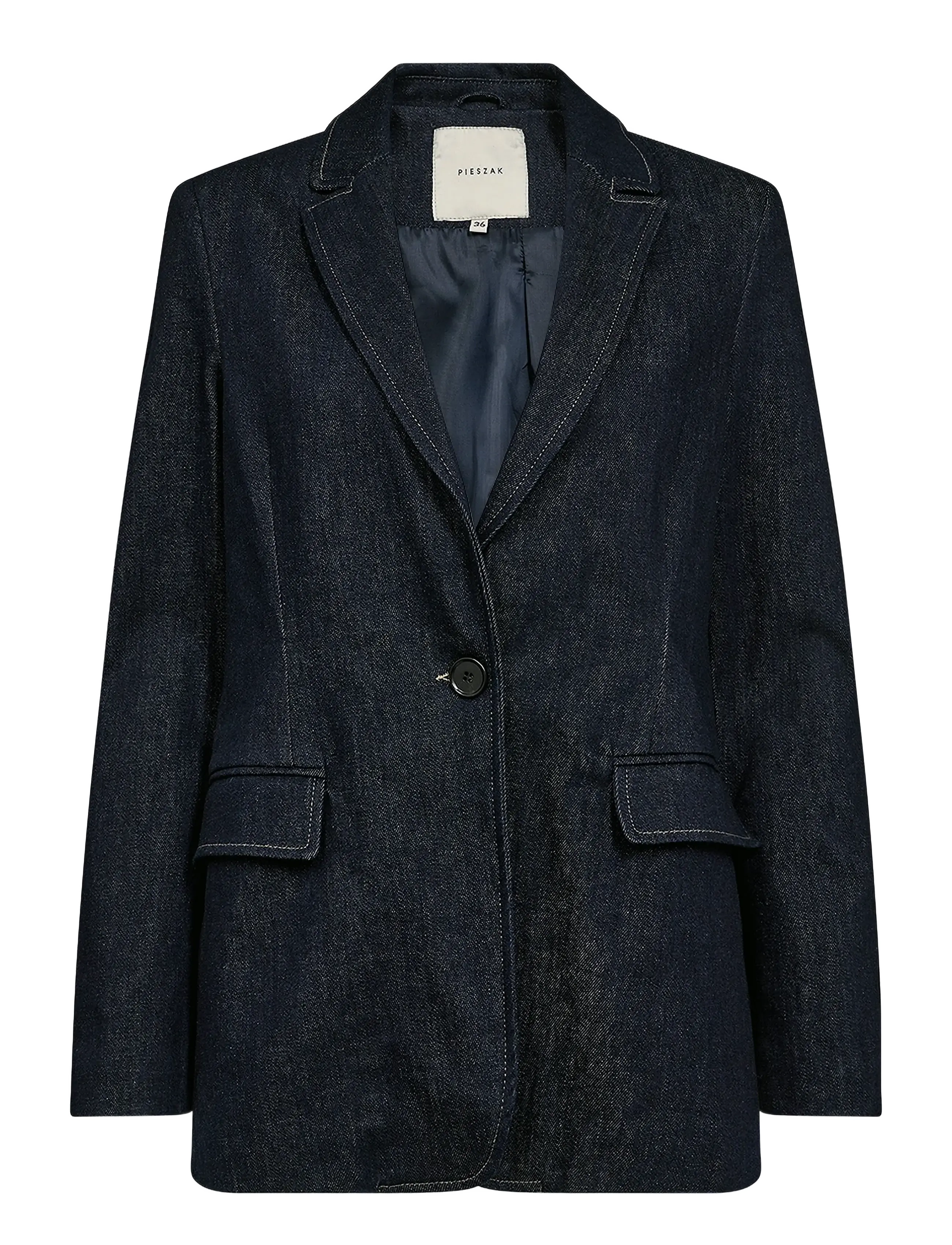 Pieszak PD-Jennifer Blazer Wash Blue Dawn R - Blazere - RINSE DENIM / navy