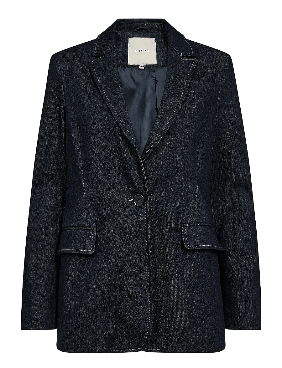 Pieszak - PD-Jennifer Blazer Wash Blue Dawn R - blazers met één knopenrij - rinse denim - 1