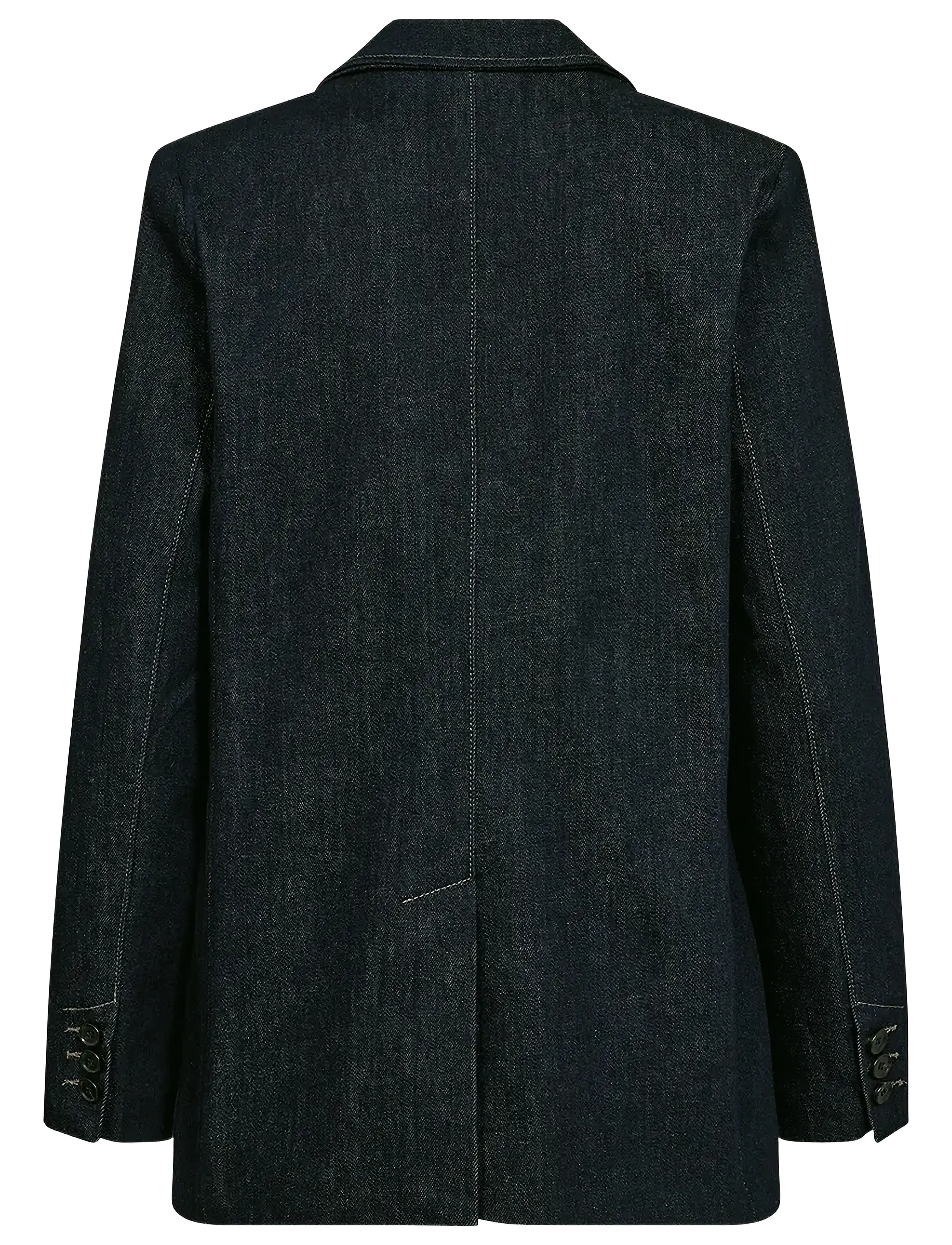 Pieszak - PD-Jennifer Blazer Wash Blue Dawn R - single breasted blazers - rinse denim - 2