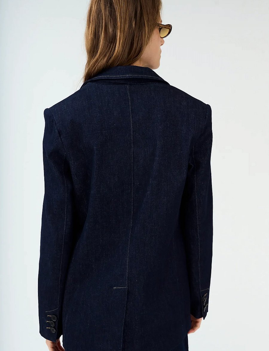 Pieszak - PD-Jennifer Blazer Wash Blue Dawn R - blazers met één knopenrij - rinse denim - 3