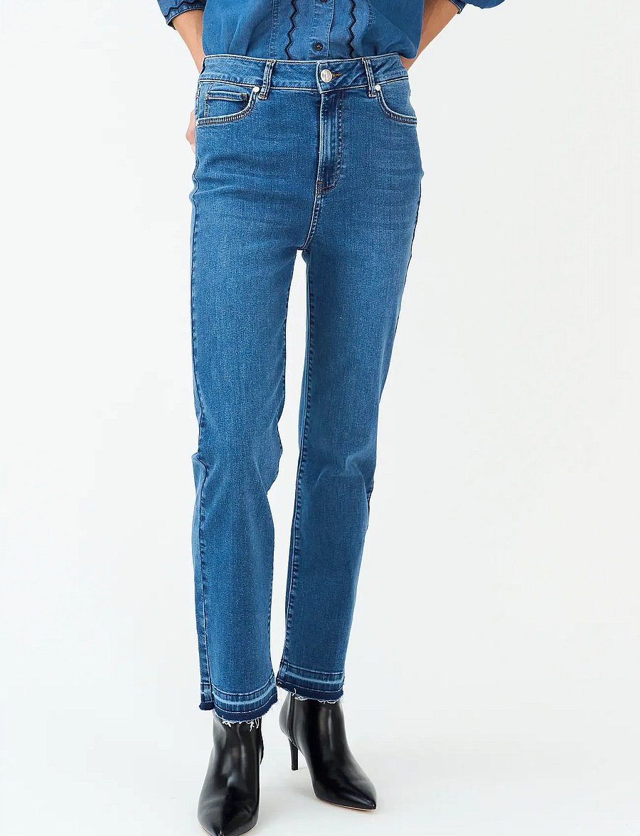 Pieszak - PD-Jenora Cropped Jeans Wash Savona - jeans slim - denim blue - 3
