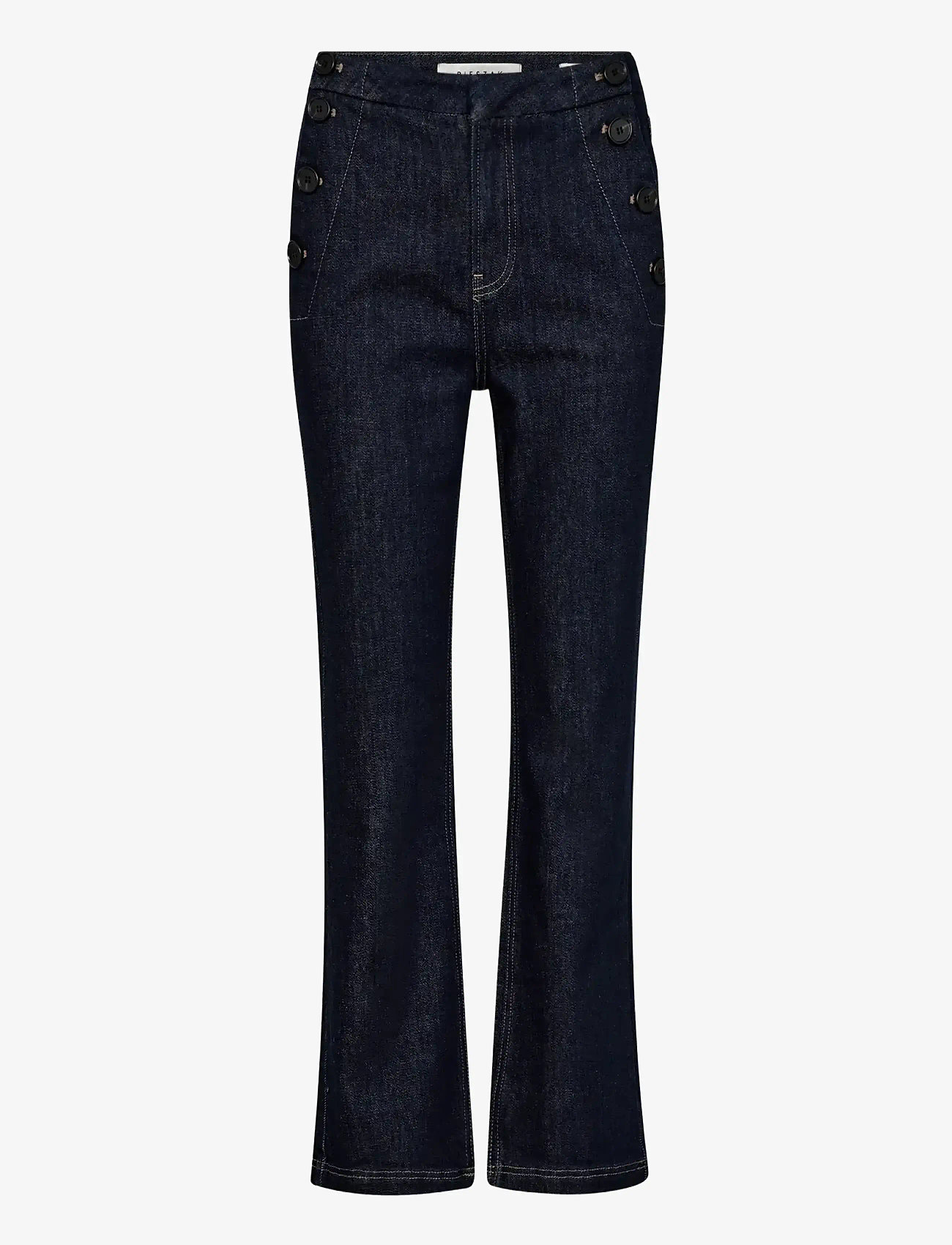 Pieszak - PD-Jenora Cropped Sailor Jeans Wash - slim jeans - rinse denim - 1