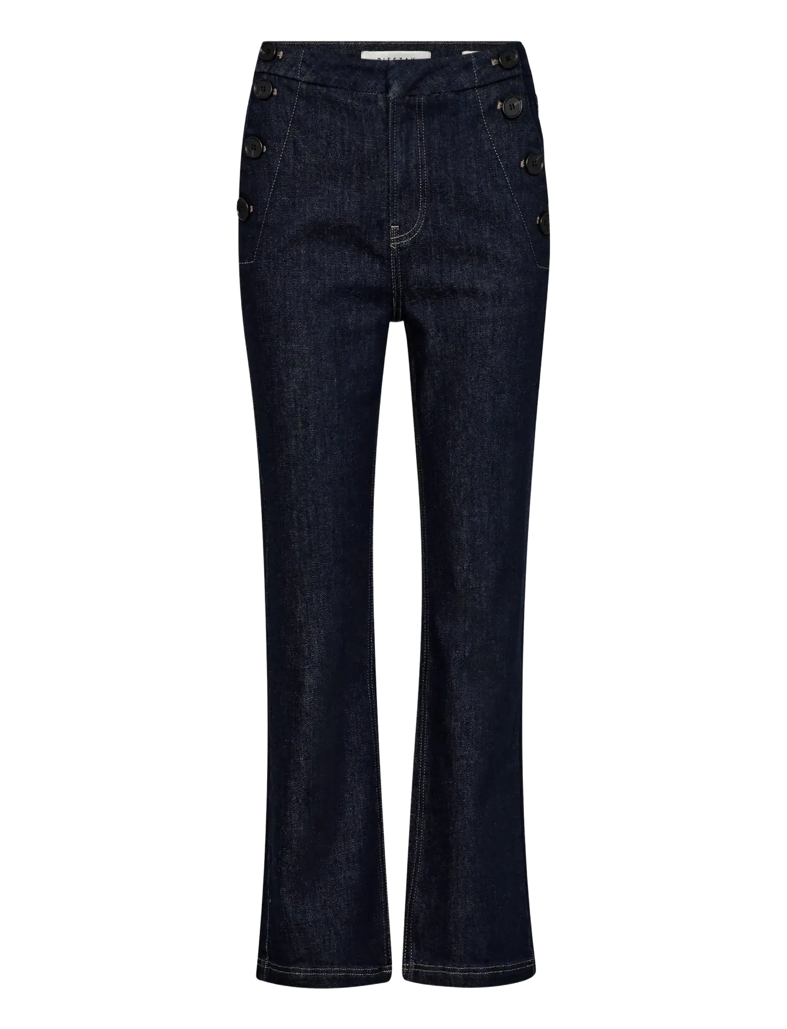 Pieszak PD-Jenora Cropped Sailor Jeans Wash - Kitsad teksad - RINSE DENIM / navy