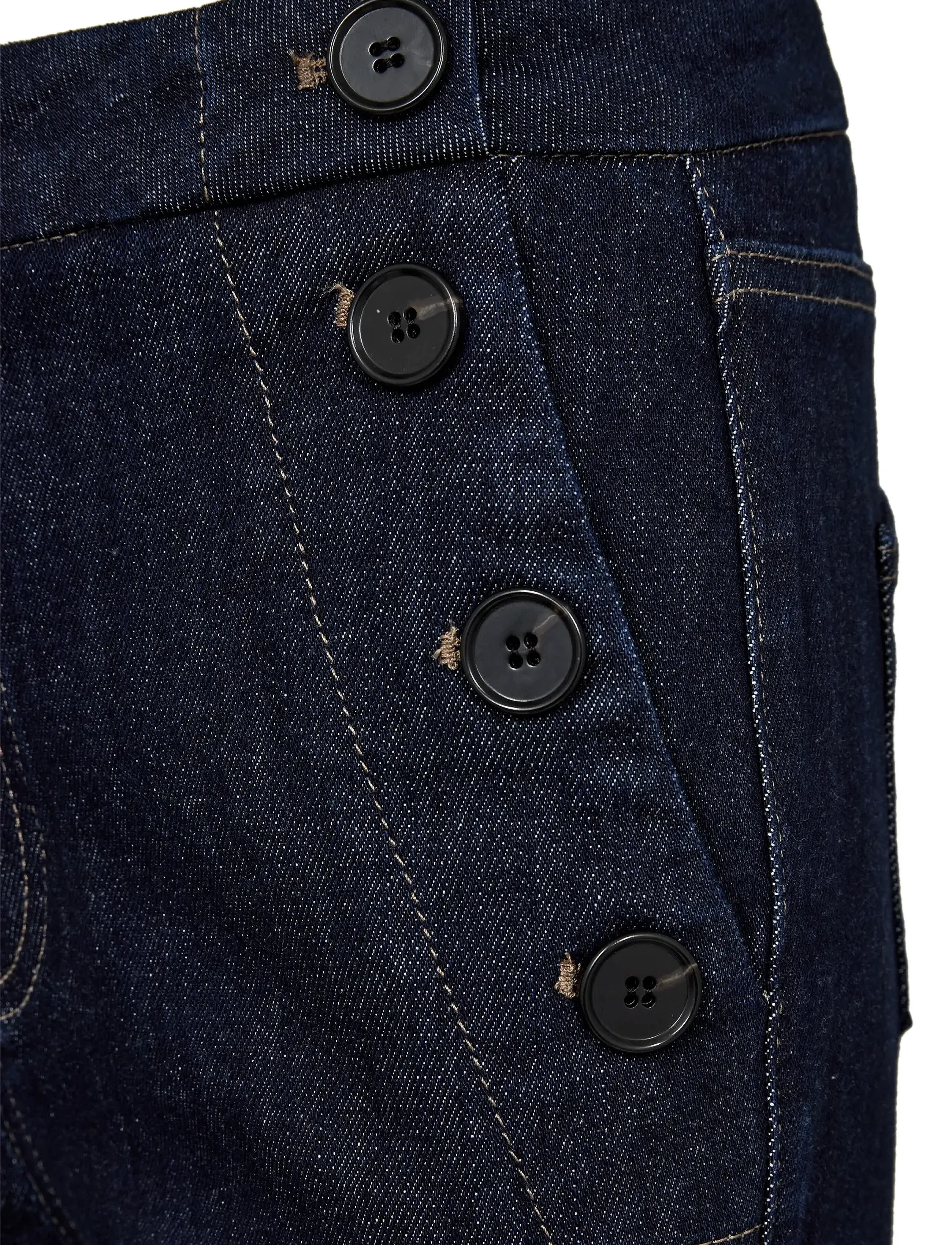 Pieszak - PD-Jenora Cropped Sailor Jeans Wash - slim jeans - rinse denim - 5