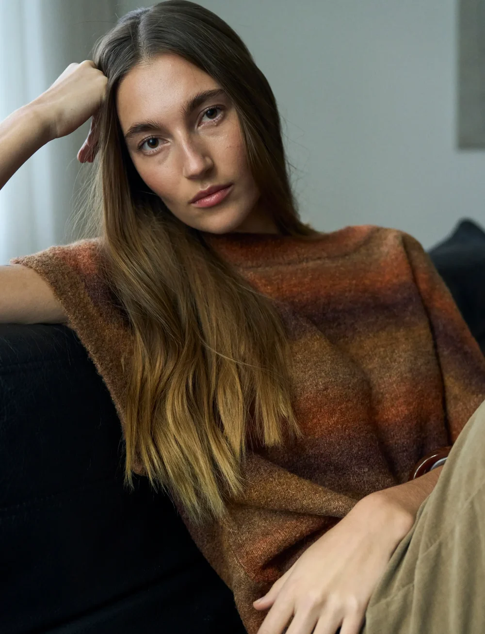 Pieszak - PD-New Dew Oversize SS Knit - kasdienis stilius - warm brown - 4