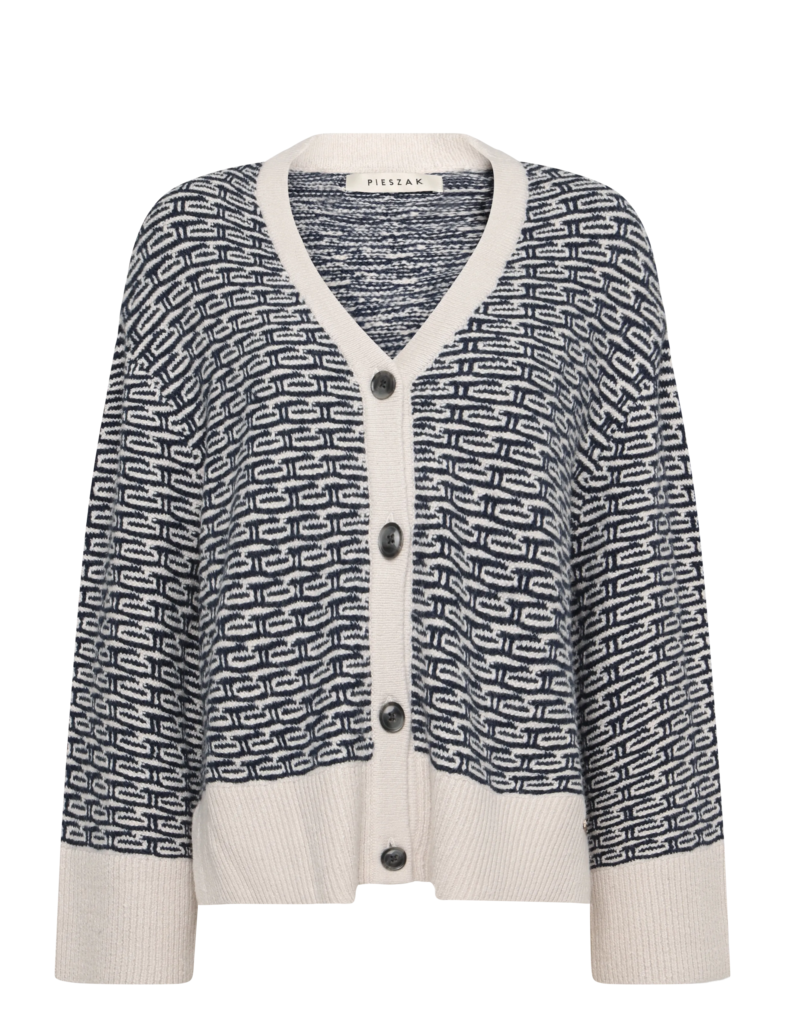 Pieszak PD-Talia Knit Cardigan - Stickat - MIDNIGHT NAVY / navy