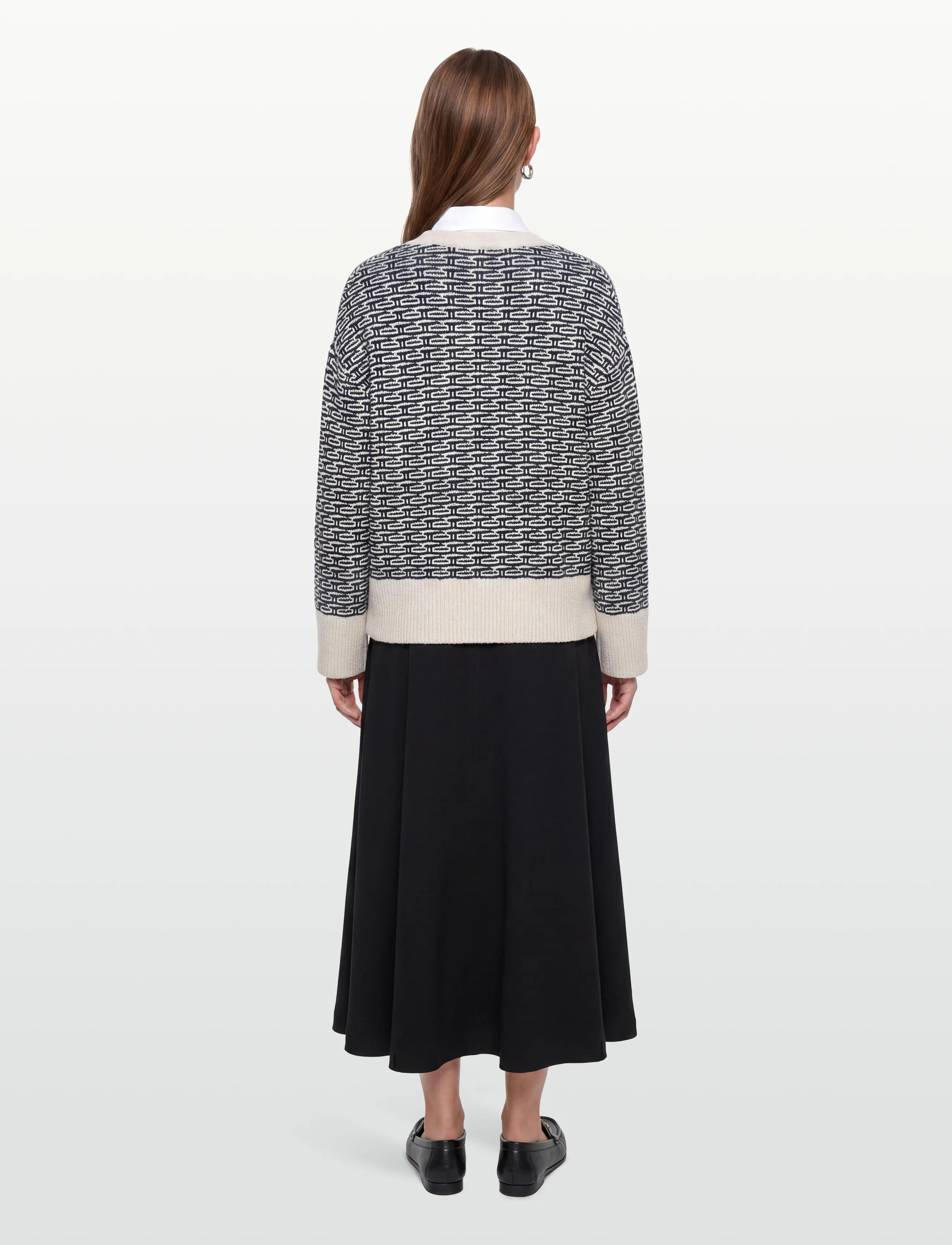 Pieszak - PD-Talia Knit Cardigan - kardiganid - midnight navy - 4