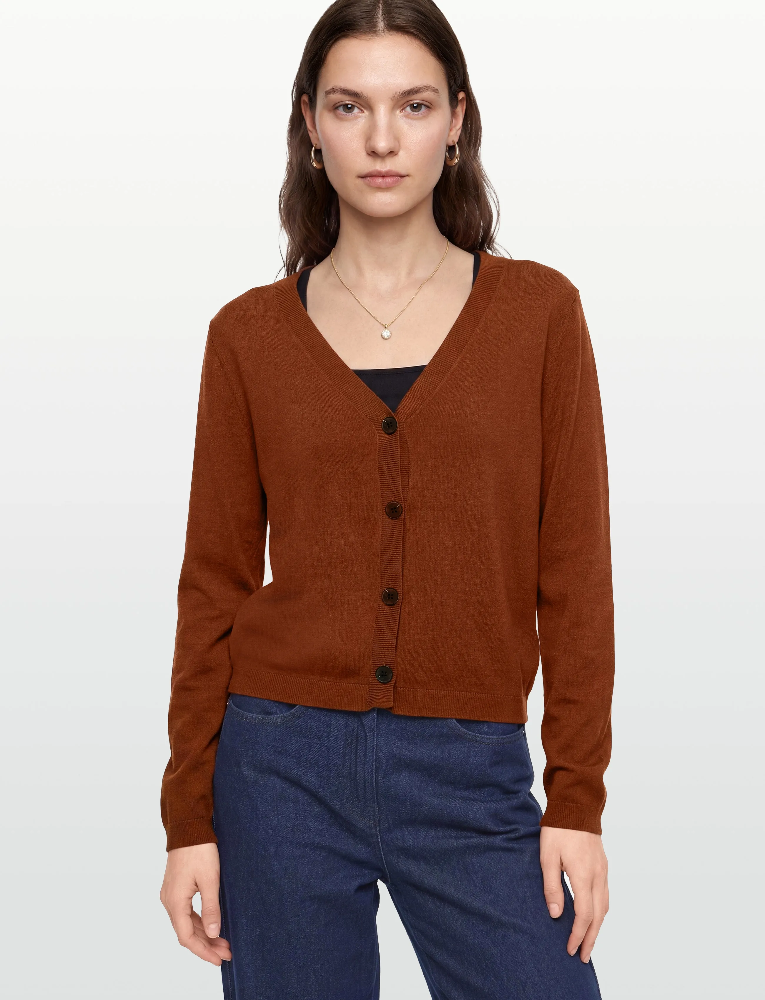 Pieszak - PD-Vigga LS Cardigan - cardigans - warm brown - 3