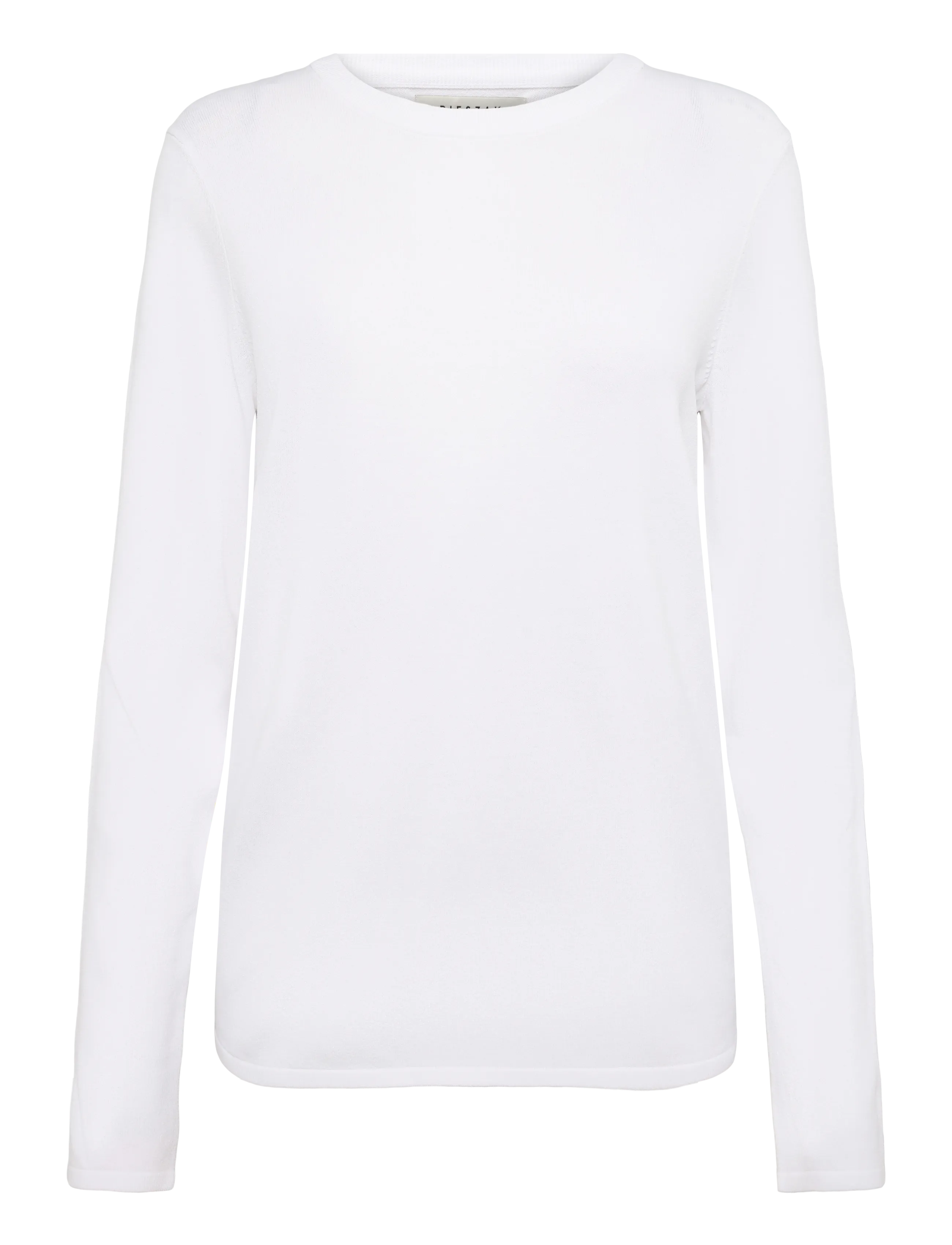 Pieszak PD-Vigga LS O-Neck Knit - Strikkevarer - WHITE PEARL / white