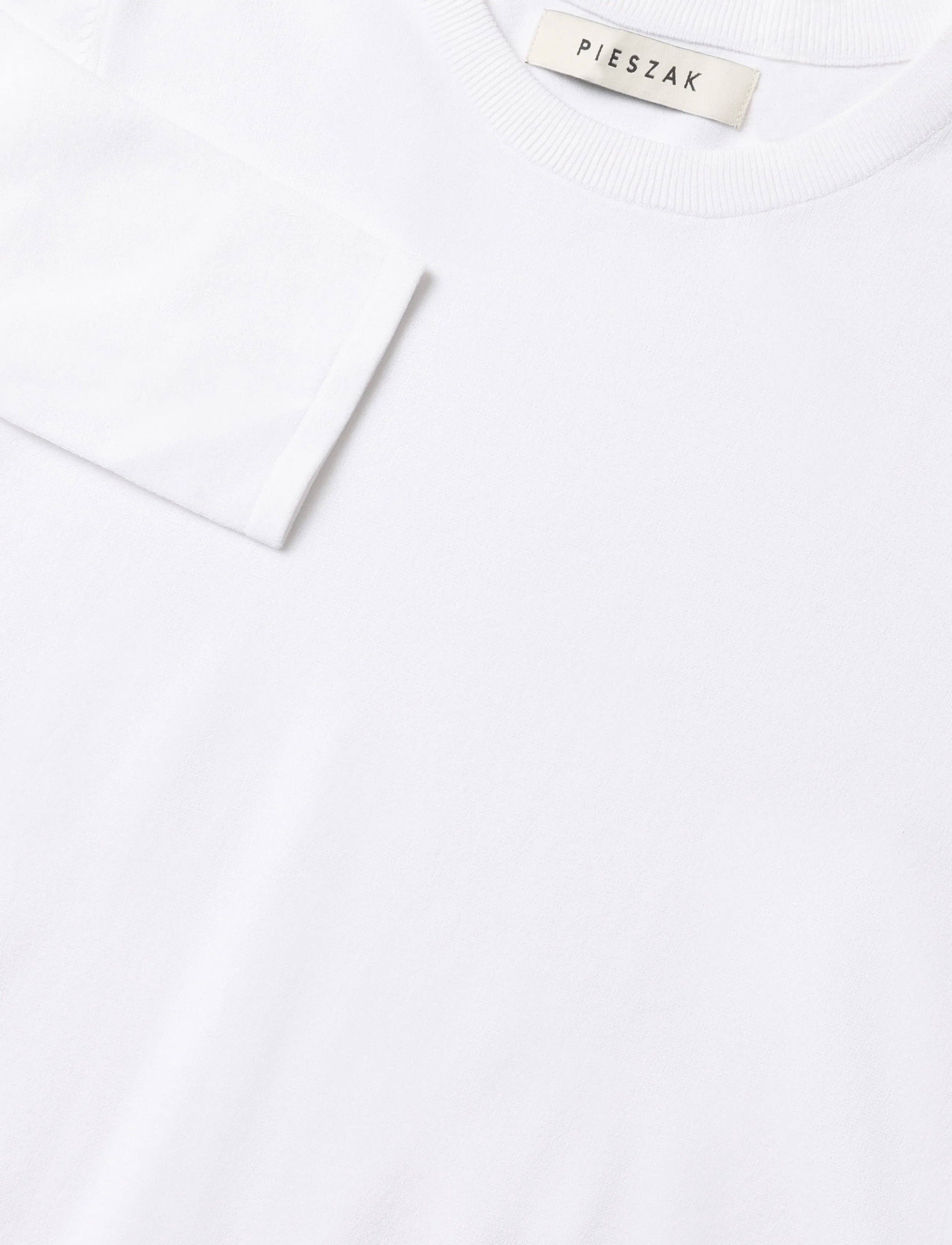 Pieszak - PD-Vigga LS O-Neck Knit - jumpers - white pearl - 5